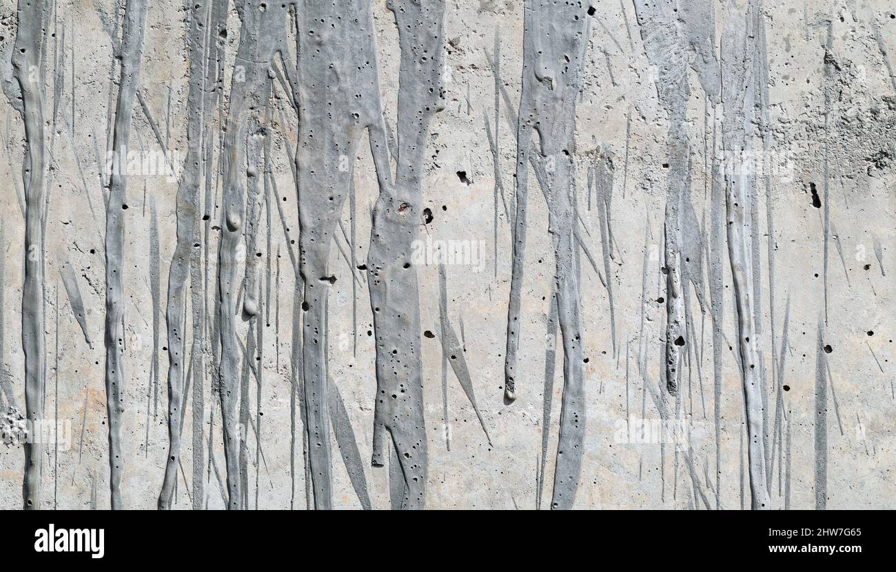 Surfaces en pierre et en béton haute résolution, arrière-plan texture marbre rustique fond avec effet ciment de couleur grise Banque D'Images