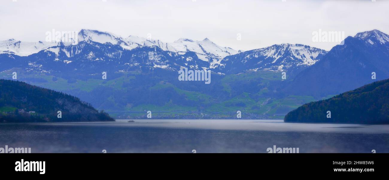 Alpes suisses. Canton de Nidwalden. Banque D'Images