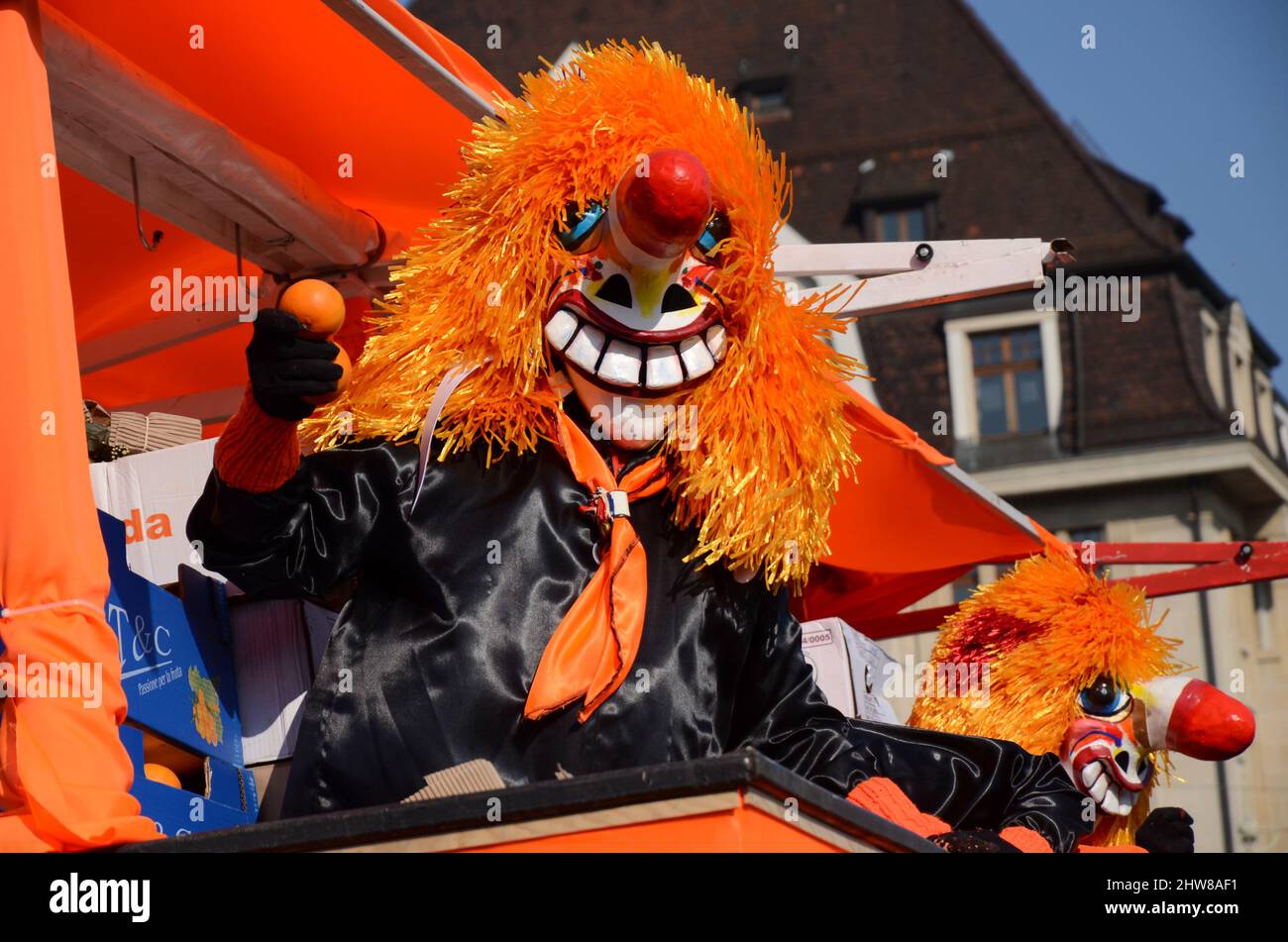 SUISSE, Bâle, Carnaval, Fasnacht, UNESCO, Patrimoine culturel immatériel de l'humanité Banque D'Images