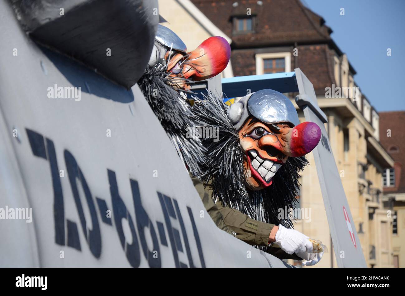 SUISSE, Bâle, Carnaval, Fasnacht, UNESCO, Patrimoine culturel immatériel de l'humanité Banque D'Images