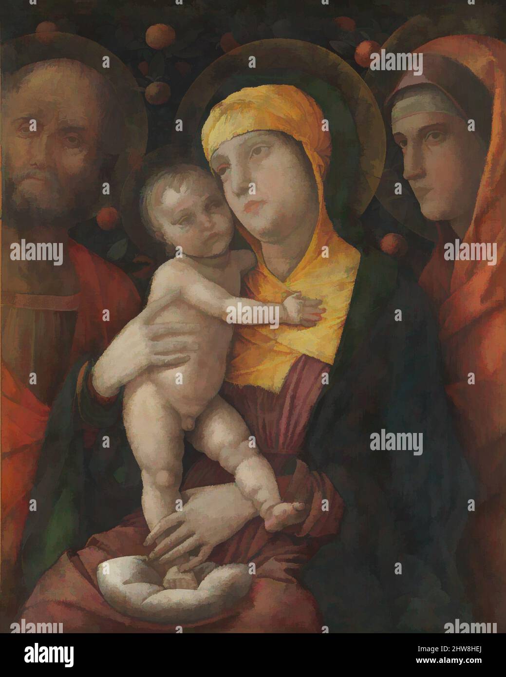 Art inspiré par la Sainte famille avec Saint Mary Magdalenen, ca. 1495–1500, Distemper sur toile, 22 1/2 x 18 po. (57,2 x 45,7 cm), peintures, Andrea Mantegna (italienne, Isola di Carturo 1430/31–1506 Mantua), à partir de 1460 Mantegna peint à Mantua pour la famille Gonzaga, dont les œuvres classiques cultivées modernisées par Artotop avec une touche de modernité. Formes, couleur et valeur, impact visuel accrocheur sur l'art émotions par la liberté d'œuvres d'art d'une manière contemporaine. Un message intemporel qui cherche une nouvelle direction créative. Artistes qui se tournent vers le support numérique et créent le NFT Artotop Banque D'Images Art inspiré par la Sainte famille avec Saint Mary Magdalenen, ca. 1495–1500, Distemper sur toile, 22 1/2 x 18 po. (57,2 x 45,7 cm), peintures, Andrea Mantegna (italienne, Isola di Carturo 1430/31–1506 Mantua), à partir de 1460 Mantegna peint à Mantua pour la famille Gonzaga, dont les œuvres classiques cultivées modernisées par Artotop avec une touche de modernité. Formes, couleur et valeur, impact visuel accrocheur sur l'art émotions par la liberté d'œuvres d'art d'une manière contemporaine. Un message intemporel qui cherche une nouvelle direction créative. Artistes qui se tournent vers le support numérique et créent le NFT Artotop Banque D'Images