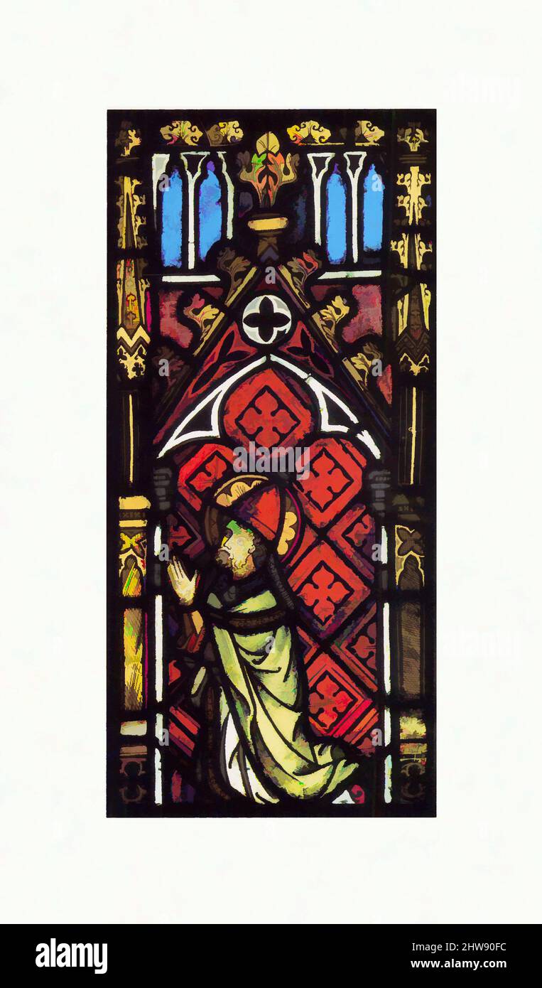 Art inspiré par le Christ présentant les clefs à Saint Pierre, ca. 1315–20, fabriqué à Cologne, Allemagne, allemand, verre en pot-métal, Peinture vitreuse, et plomb, hors tout : 28 1/4 x 13 3/4 po (71,8 x 34,9 cm), vitraux, dans des niches architecturales, Saint Pierre reçoit les clés du Christ, oeuvres classiques modernisées par Artotop avec une touche de modernité. Formes, couleur et valeur, impact visuel accrocheur sur l'art émotions par la liberté d'œuvres d'art d'une manière contemporaine. Un message intemporel qui cherche une nouvelle direction créative. Artistes qui se tournent vers le support numérique et créent le NFT Artotop Banque D'Images Art inspiré par le Christ présentant les clefs à Saint Pierre, ca. 1315–20, fabriqué à Cologne, Allemagne, allemand, verre en pot-métal, Peinture vitreuse, et plomb, hors tout : 28 1/4 x 13 3/4 po (71,8 x 34,9 cm), vitraux, dans des niches architecturales, Saint Pierre reçoit les clés du Christ, oeuvres classiques modernisées par Artotop avec une touche de modernité. Formes, couleur et valeur, impact visuel accrocheur sur l'art émotions par la liberté d'œuvres d'art d'une manière contemporaine. Un message intemporel qui cherche une nouvelle direction créative. Artistes qui se tournent vers le support numérique et créent le NFT Artotop Banque D'Images