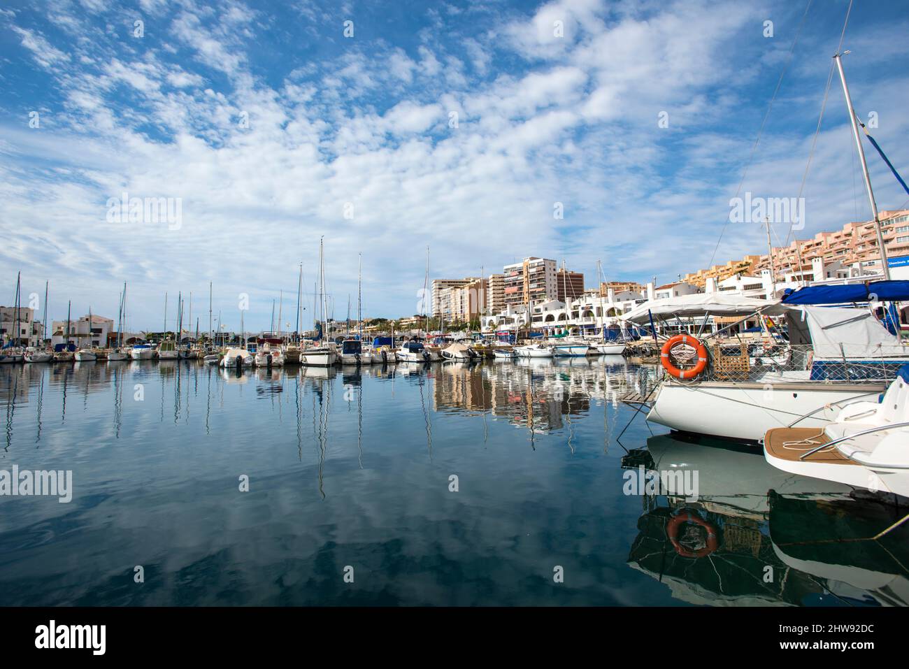 Aguadulce Marina, Roquetas de Mar, Almería Banque D'Images