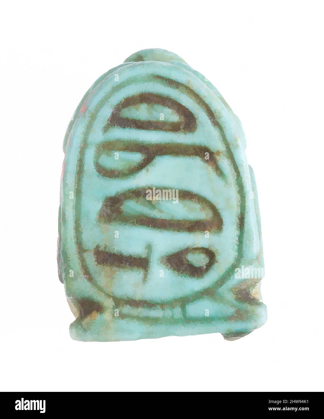 Art inspiré par le design Amulet dans la forme d'une mouche, deuxième période intermédiaire–début du nouveau Royaume, dynastie 13–18, ca. 1550–1425 av. J.-C., d'Égypte, haute-Égypte, Thèbes, Asasif, Fouilles de Carnarvon/carter, 1907–11, Steatite (vernie), L. 1,4 cm (9/16 po); w. 1 cm (3/8 po); h. 0,7 cm (1/4, oeuvres classiques modernisées par Artotop avec une touche de modernité. Formes, couleur et valeur, impact visuel accrocheur sur l'art émotions par la liberté d'œuvres d'art d'une manière contemporaine. Un message intemporel qui cherche une nouvelle direction créative. Artistes qui se tournent vers le support numérique et créent le NFT Artotop Banque D'Images