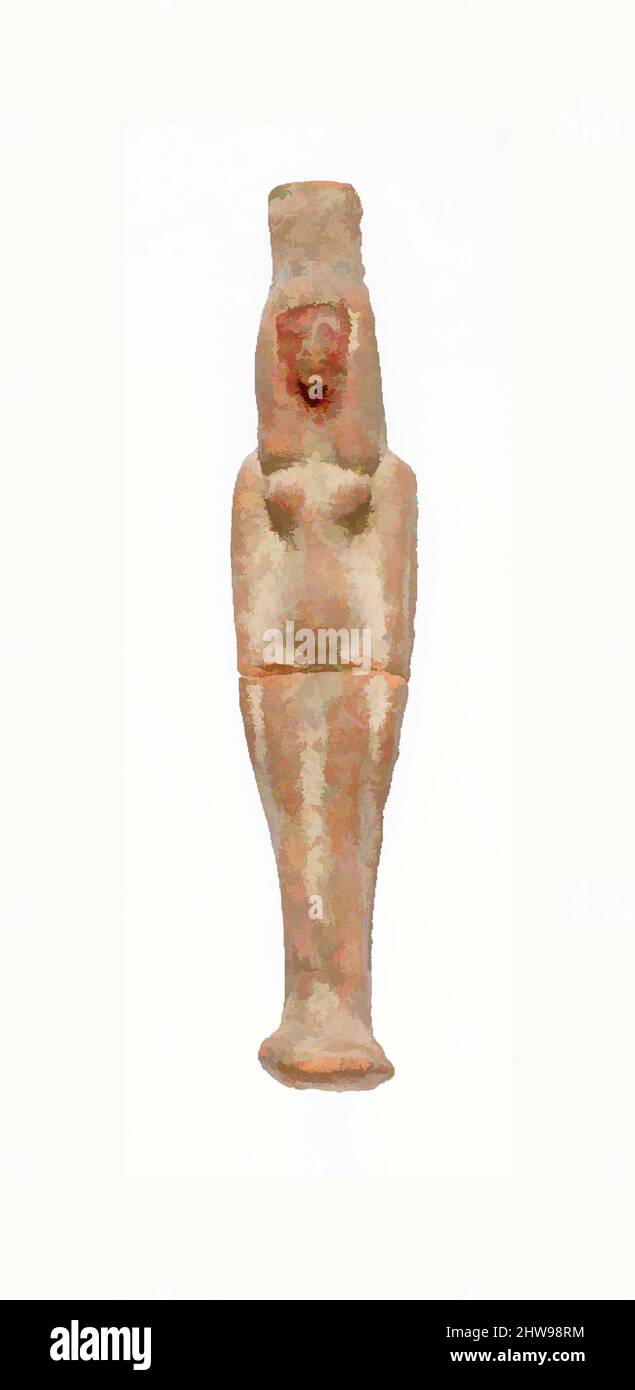 Art inspiré par la figurine debout féminine avec une grande hauteur de bruyère, Nouveau Royaume, dynastie 18–19, env. 1390–1186 av. J.-C., d'Égypte, poterie, hauteur : 14,1 cm (5 9/16 po, œuvres classiques modernisées par Artotop avec une touche de modernité. Formes, couleur et valeur, impact visuel accrocheur sur l'art émotions par la liberté d'œuvres d'art d'une manière contemporaine. Un message intemporel qui cherche une nouvelle direction créative. Artistes qui se tournent vers le support numérique et créent le NFT Artotop Banque D'Images