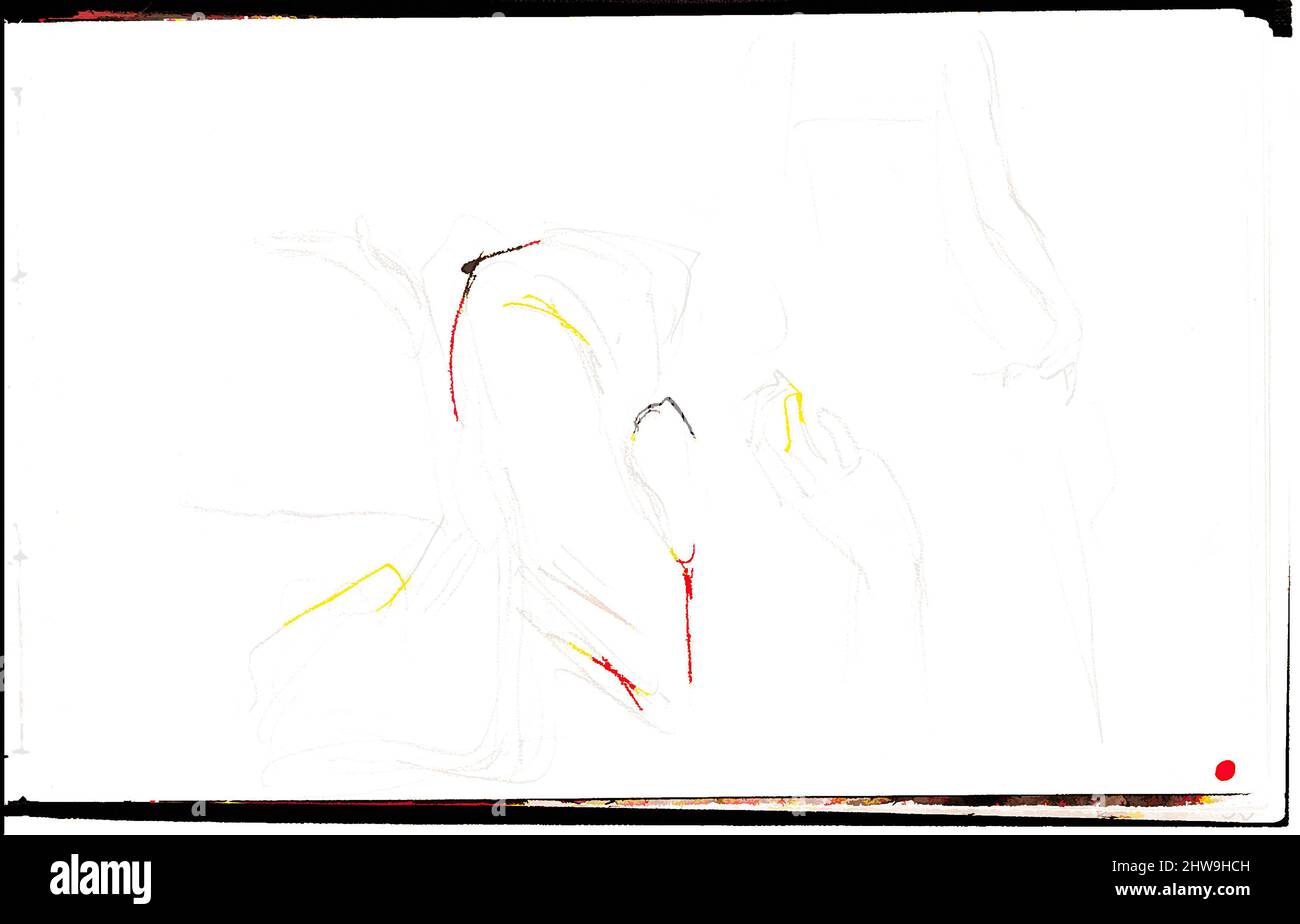 Art inspiré par les positions main et corps d'un danseur javanais (tiré du Sketchbook of Javanais Dancers), 1889, Graphite sur papier vélin blanc cassé, 5 1/2 x 8 1/2 po. (14 x 21,6 cm), dessins, John Singer Sargent (américain, Florence 1856–1925 Londres, œuvres classiques modernisées par Artotop avec une touche de modernité. Formes, couleur et valeur, impact visuel accrocheur sur l'art émotions par la liberté d'œuvres d'art d'une manière contemporaine. Un message intemporel qui cherche une nouvelle direction créative. Artistes qui se tournent vers le support numérique et créent le NFT Artotop Banque D'Images
