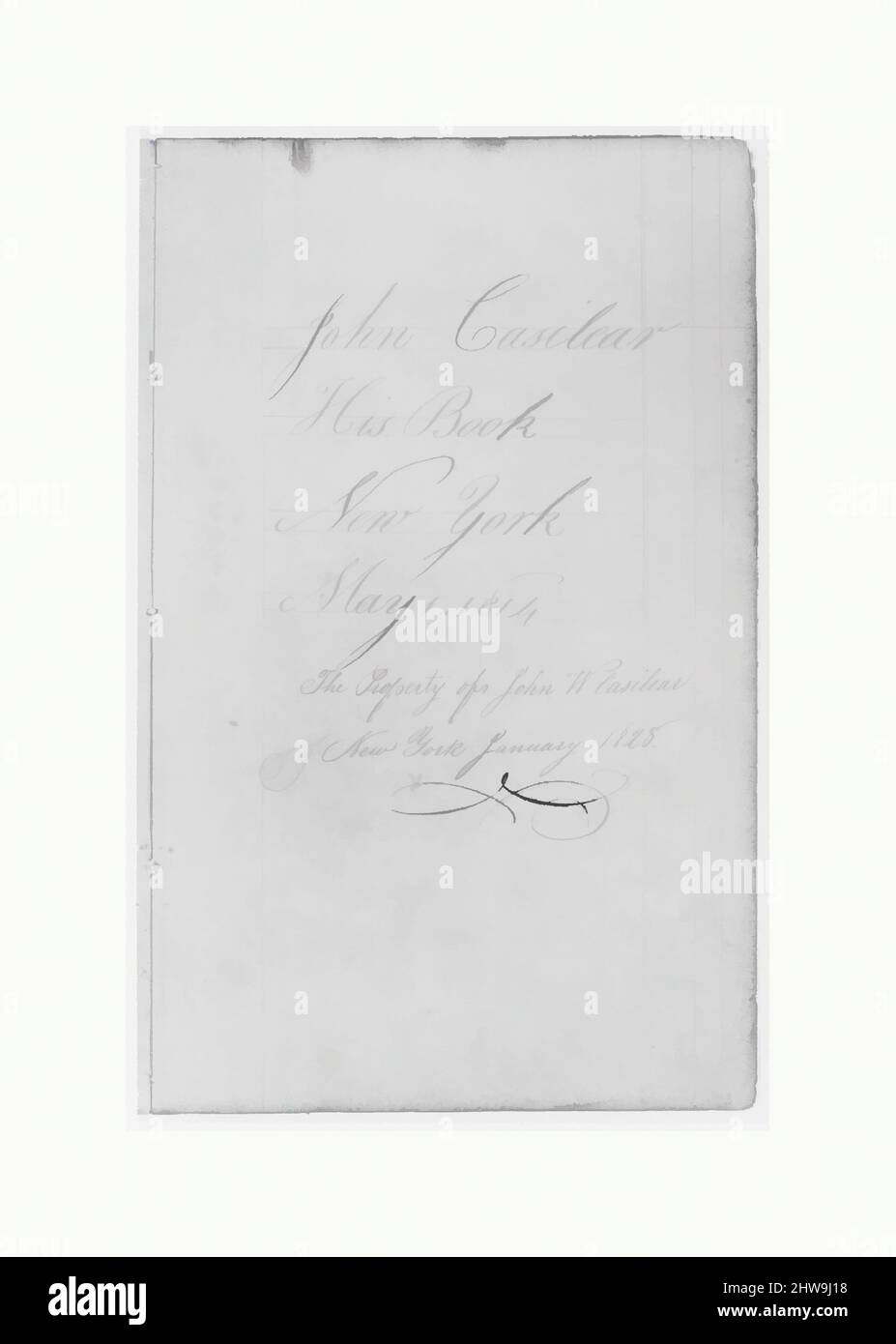 Art inspiré par Brown Ink Inscription (de Sketchbook), stylo et encre sur papier, dessins, John William Casilear (américain, New York 1811–1893 Saratoga Springs, New York, œuvres classiques modernisées par Artotop avec une touche de modernité. Formes, couleur et valeur, impact visuel accrocheur sur l'art émotions par la liberté d'œuvres d'art d'une manière contemporaine. Un message intemporel qui cherche une nouvelle direction créative. Artistes qui se tournent vers le support numérique et créent le NFT Artotop Banque D'Images
