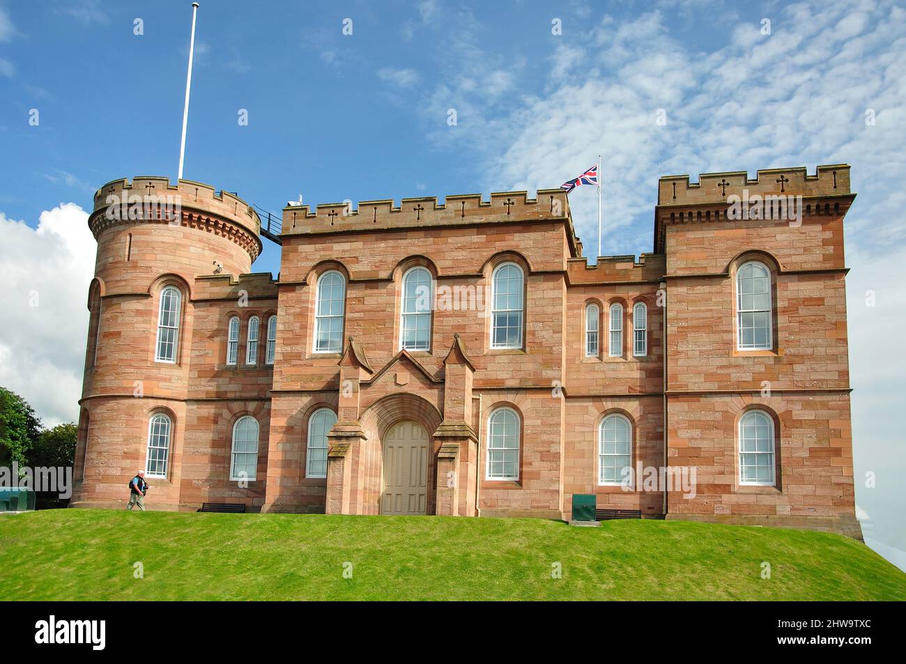 Le Château d'Inverness, Castle Hill, Inverness, Highland, Ecosse, Royaume-Uni Banque D'Images