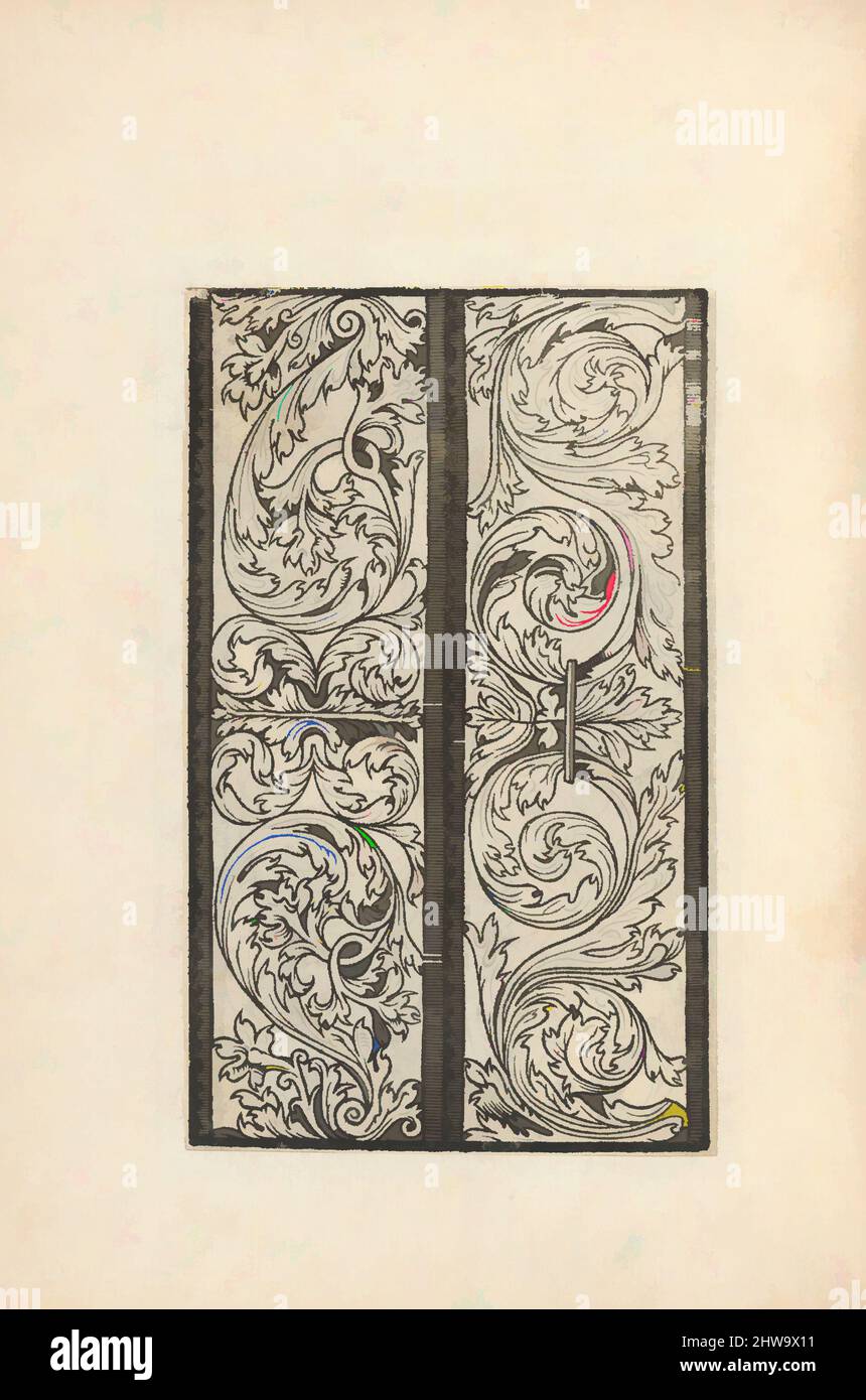 Art inspiré par dessins et estampes, Livres estampes ornement & Architecture, Esemplario di lavori, page 6 (verso), Editeur, Nicolò Zoppino, Œuvres classiques modernisées par Artotop avec une touche de modernité. Formes, couleur et valeur, impact visuel accrocheur sur l'art émotions par la liberté d'œuvres d'art d'une manière contemporaine. Un message intemporel qui cherche une nouvelle direction créative. Artistes qui se tournent vers le support numérique et créent le NFT Artotop Banque D'Images