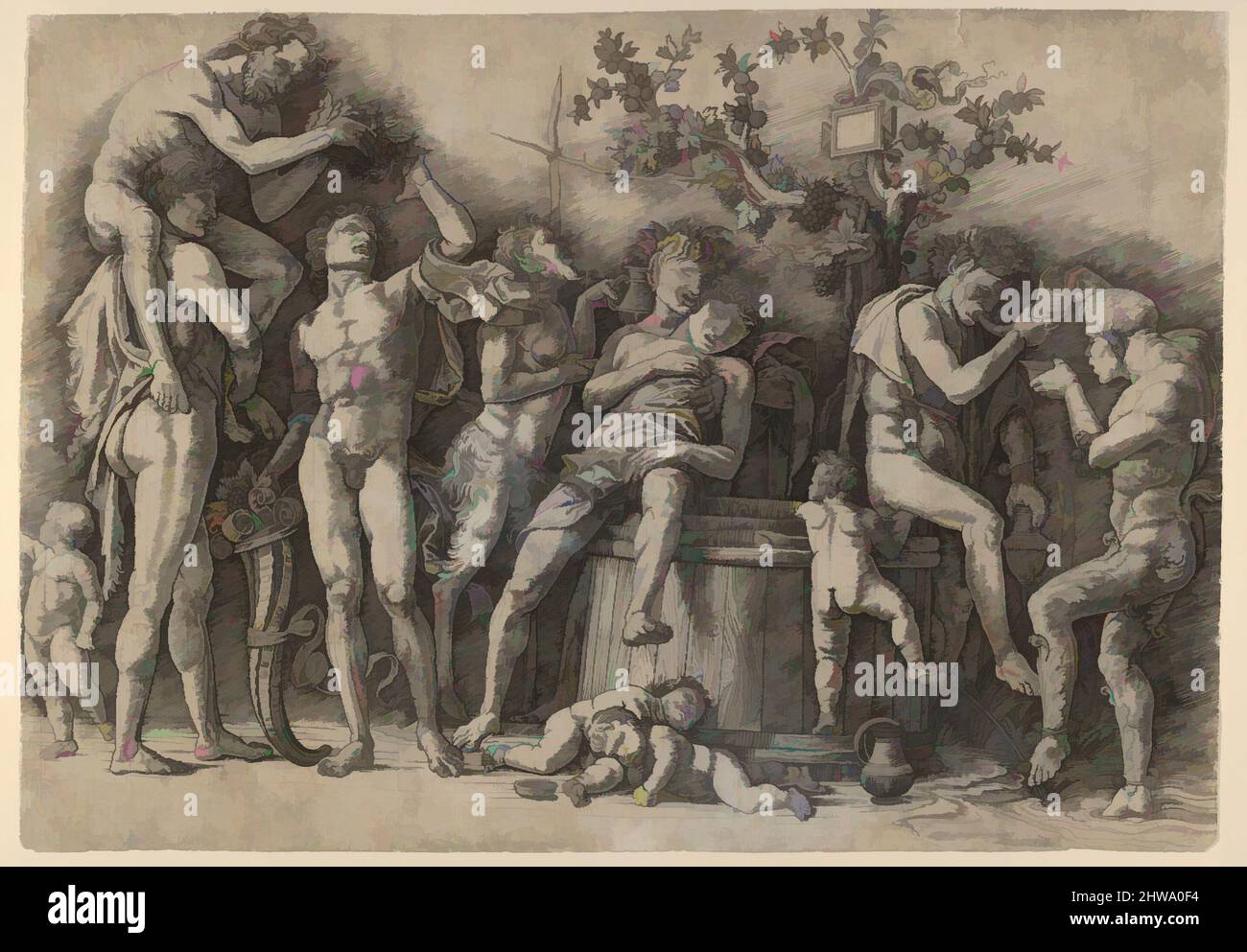 Art inspiré par dessins et estampes, Imprimer, Bacchanal avec vin TVA, artiste, Andrea Mantegna, Italien, Isola di Carturo 1430/31–1506 Mantua, oeuvres classiques modernisées par Artotop avec un peu de modernité. Formes, couleur et valeur, impact visuel accrocheur sur l'art émotions par la liberté d'œuvres d'art d'une manière contemporaine. Un message intemporel qui cherche une nouvelle direction créative. Artistes qui se tournent vers le support numérique et créent le NFT Artotop Banque D'Images Art inspiré par dessins et estampes, Imprimer, Bacchanal avec vin TVA, artiste, Andrea Mantegna, Italien, Isola di Carturo 1430/31–1506 Mantua, oeuvres classiques modernisées par Artotop avec un peu de modernité. Formes, couleur et valeur, impact visuel accrocheur sur l'art émotions par la liberté d'œuvres d'art d'une manière contemporaine. Un message intemporel qui cherche une nouvelle direction créative. Artistes qui se tournent vers le support numérique et créent le NFT Artotop Banque D'Images