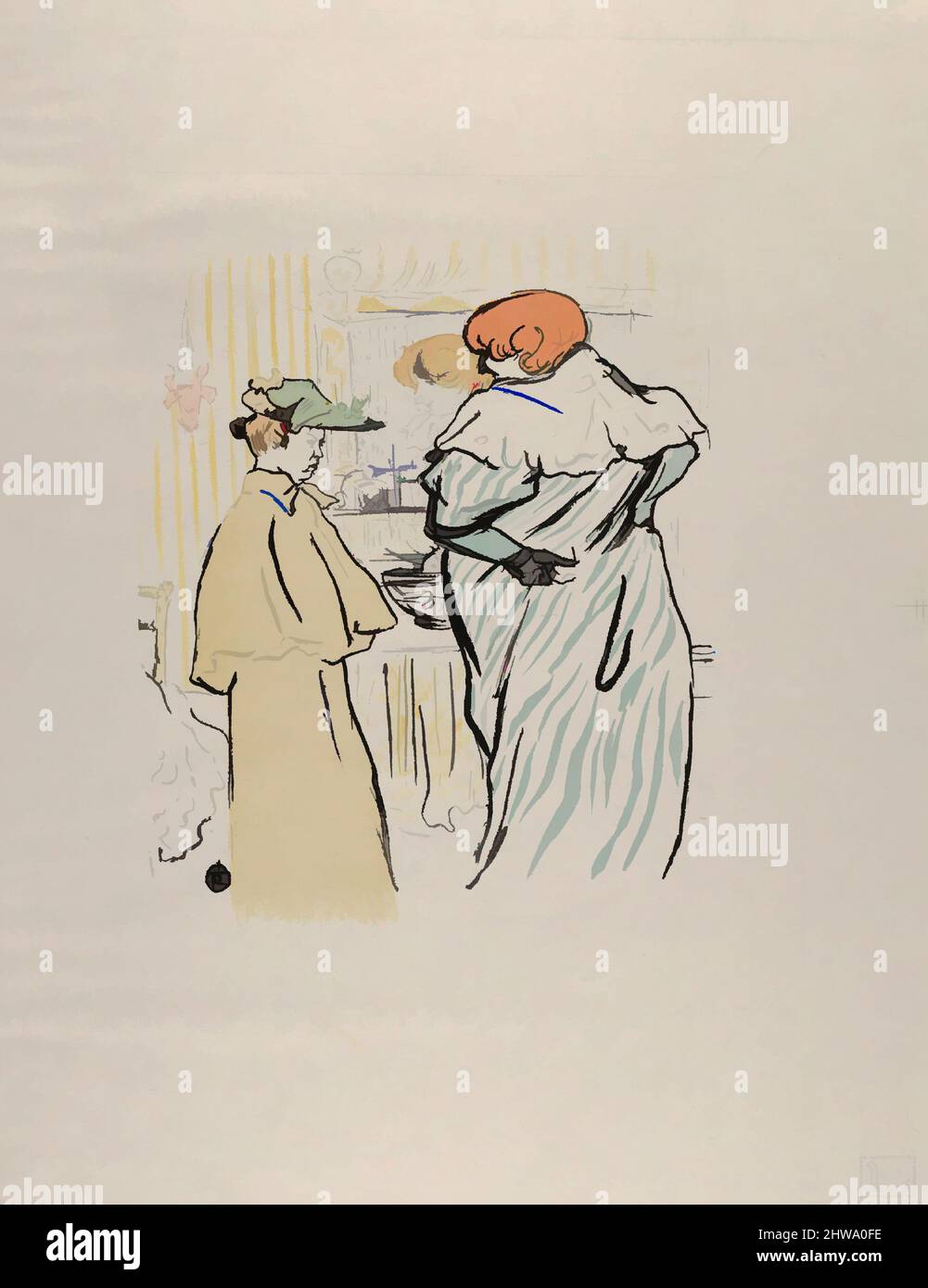 Art inspiré par les dessins et les estampes, Imprimer, Alors de vos rêves, artiste, après, Henri de Toulouse-Lautrec, français, Albi 1864–1901, œuvres classiques modernisées par Artotop avec une touche de modernité. Formes, couleur et valeur, impact visuel accrocheur sur l'art émotions par la liberté d'œuvres d'art d'une manière contemporaine. Un message intemporel qui cherche une nouvelle direction créative. Artistes qui se tournent vers le support numérique et créent le NFT Artotop Banque D'Images