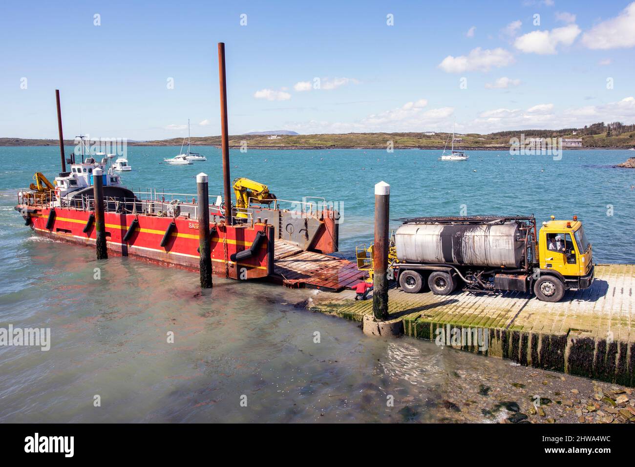 Yoker Swan RoRo ferry Baltimore West Cork Irlande Banque D'Images