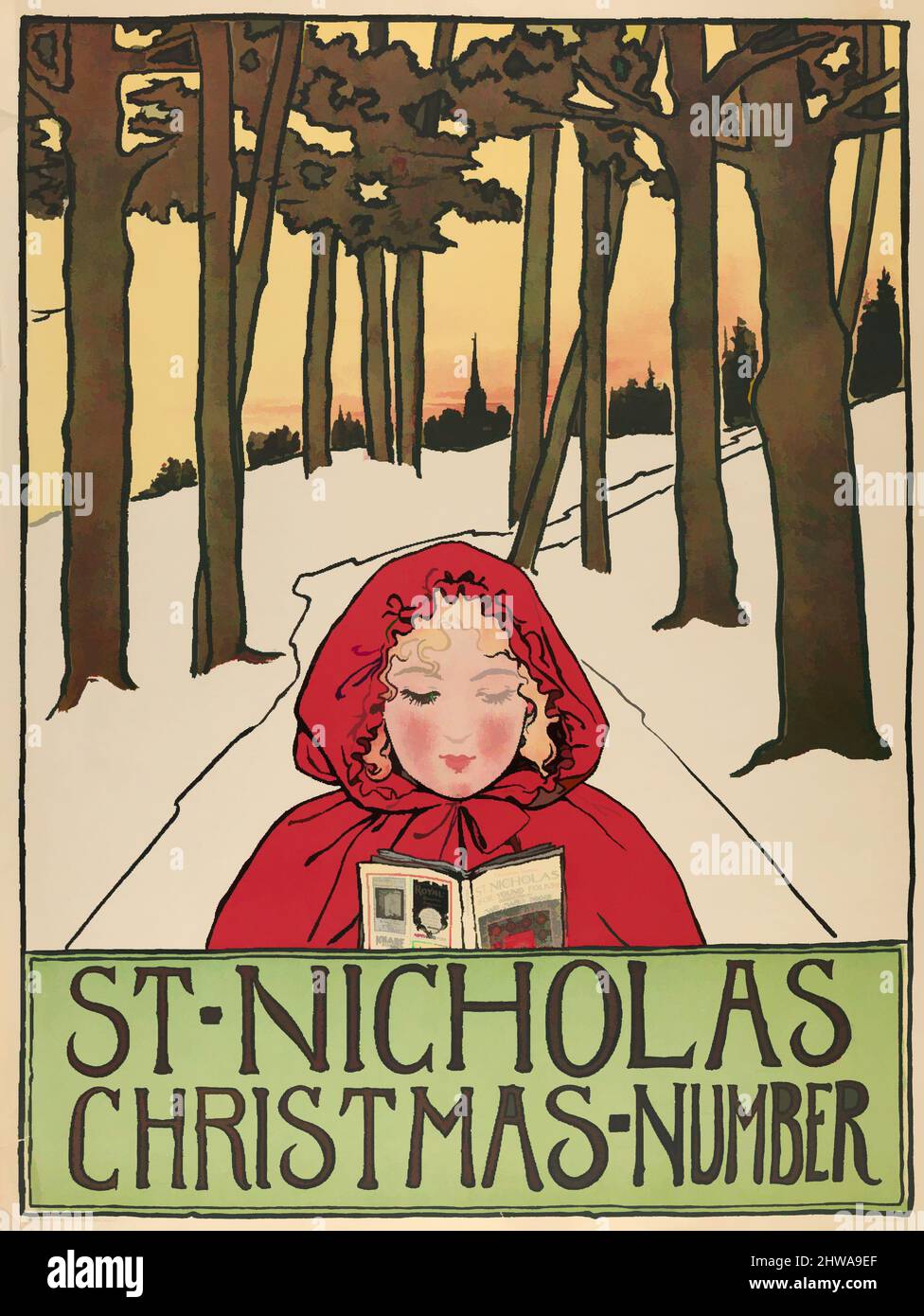 Art inspiré par les dessins et les estampes, affiche imprimée, Saint-Nicolas: Numéro de Noël, artiste, Anonyme, américain, 19th siècle, Anonyme, 1896, oeuvres classiques modernisées par Artotop avec une touche de modernité. Formes, couleur et valeur, impact visuel accrocheur sur l'art émotions par la liberté d'œuvres d'art d'une manière contemporaine. Un message intemporel qui cherche une nouvelle direction créative. Artistes qui se tournent vers le support numérique et créent le NFT Artotop Banque D'Images