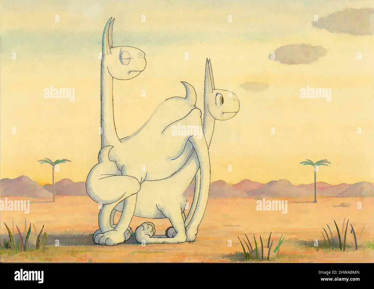 Art inspiré par dessins et estampes, dessin, Coming Storm–Mother odorant Thunder, peut-être un Wiggle beaucoup design, artiste, Herbert E. Crowley, œuvres classiques modernisées par Artotop avec une touche de modernité. Formes, couleur et valeur, impact visuel accrocheur sur l'art émotions par la liberté d'œuvres d'art d'une manière contemporaine. Un message intemporel qui cherche une nouvelle direction créative. Artistes qui se tournent vers le support numérique et créent le NFT Artotop Banque D'Images