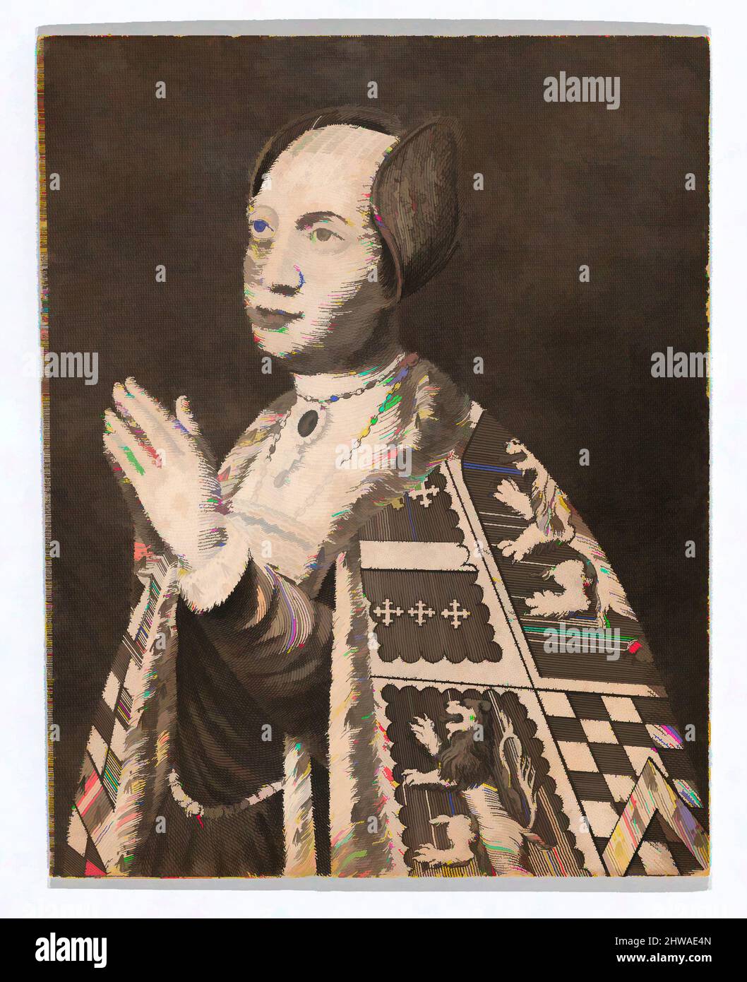 Art inspiré par les dessins et estampes, Print, Margaret Talbot, comtesse de Shrewsbury, Sitter, Graveur, Editeur, Margaret Talbot, Comtesse, oeuvres classiques modernisées par Artotop avec une touche de modernité. Formes, couleur et valeur, impact visuel accrocheur sur l'art émotions par la liberté d'œuvres d'art d'une manière contemporaine. Un message intemporel qui cherche une nouvelle direction créative. Artistes qui se tournent vers le support numérique et créent le NFT Artotop Banque D'Images
