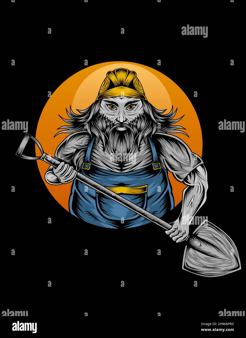 illustration vecteur muscle constructeur homme Illustration de Vecteur