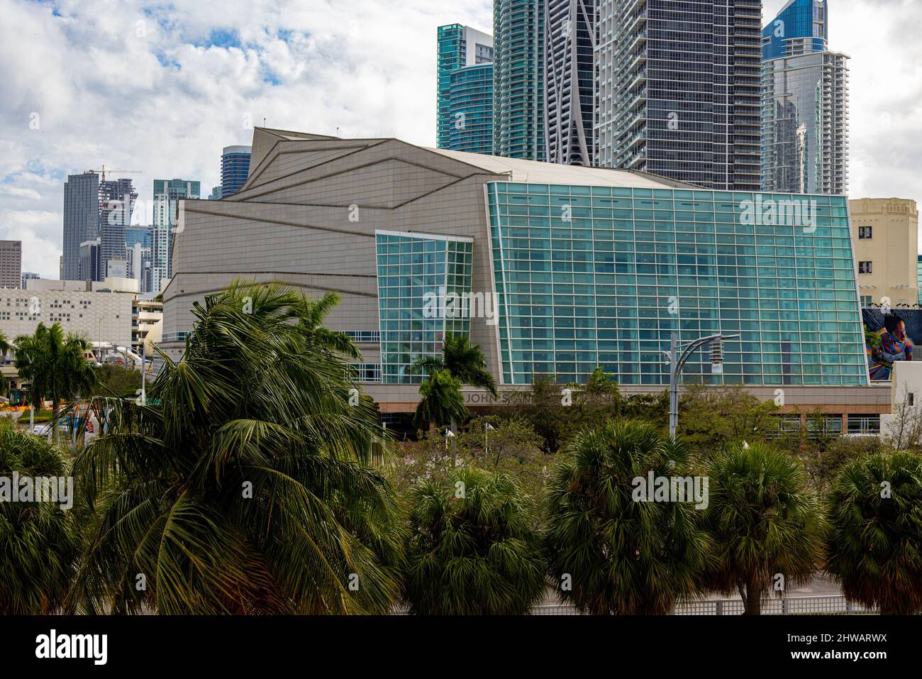 Adrienne Arsht Centre Miami - MIAMI (FLORIDE) - 14 FÉVRIER 2022 Banque D'Images