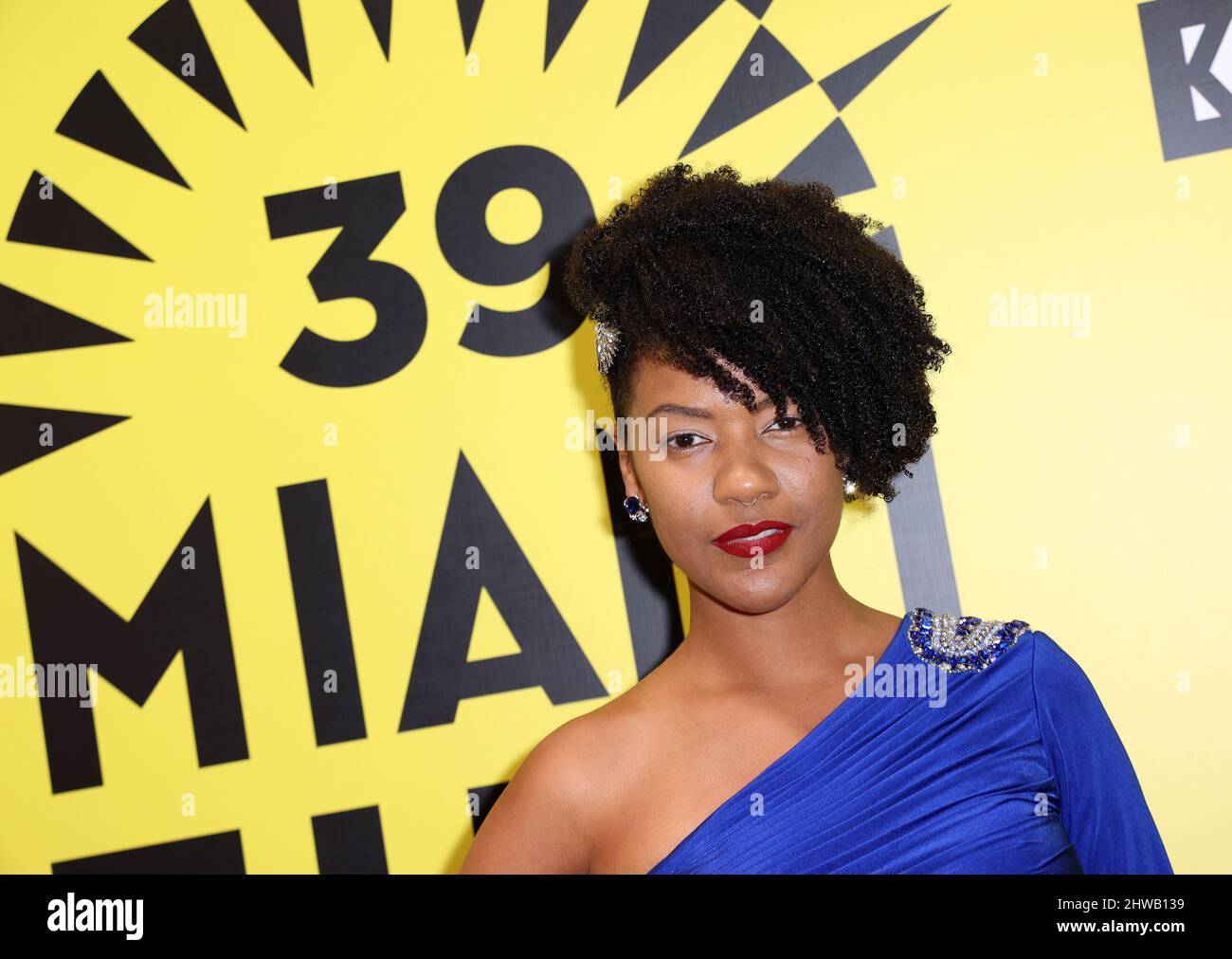 Miami, États-Unis. 04th mars 2022. MIAMI, FL-MARS 4: L'actrice Magnolia Nunez pose lors de l'ouverture du Festival du film de Miami le 4 mars 2022 à Miami, Floride. (Photo par Alberto E. Tamargo/Sipa USA) crédit: SIPA US/Alay Live News Banque D'Images