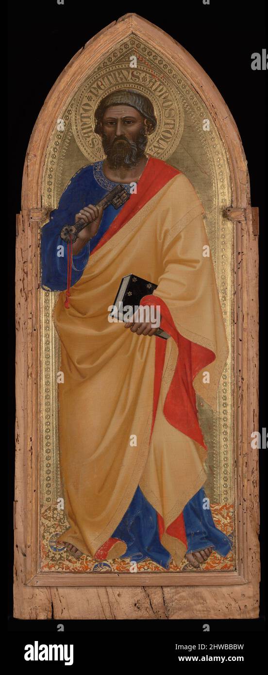 Saint-Pierre. Artiste: Nardo di Cione, Italien, ca. 1320–1365/1366 Banque D'Images