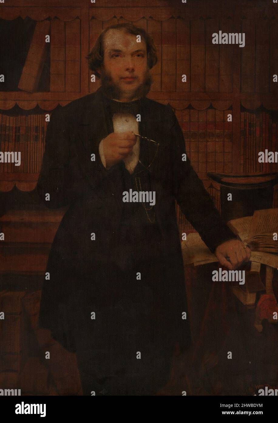 Henry Stevens (1819-1886), B.A. 1843, M.A. 1846. Artiste: William page, américain, 1811–1885 Banque D'Images