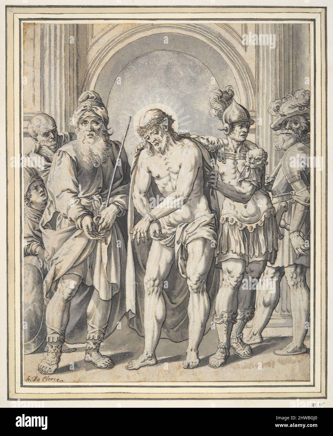 Homo. ECCE Artiste: Johann König, allemand, 1586–1642 artiste, anciennement attribué à: Hendrick de Clerck, flamand, ca. 1570–1630 Banque D'Images