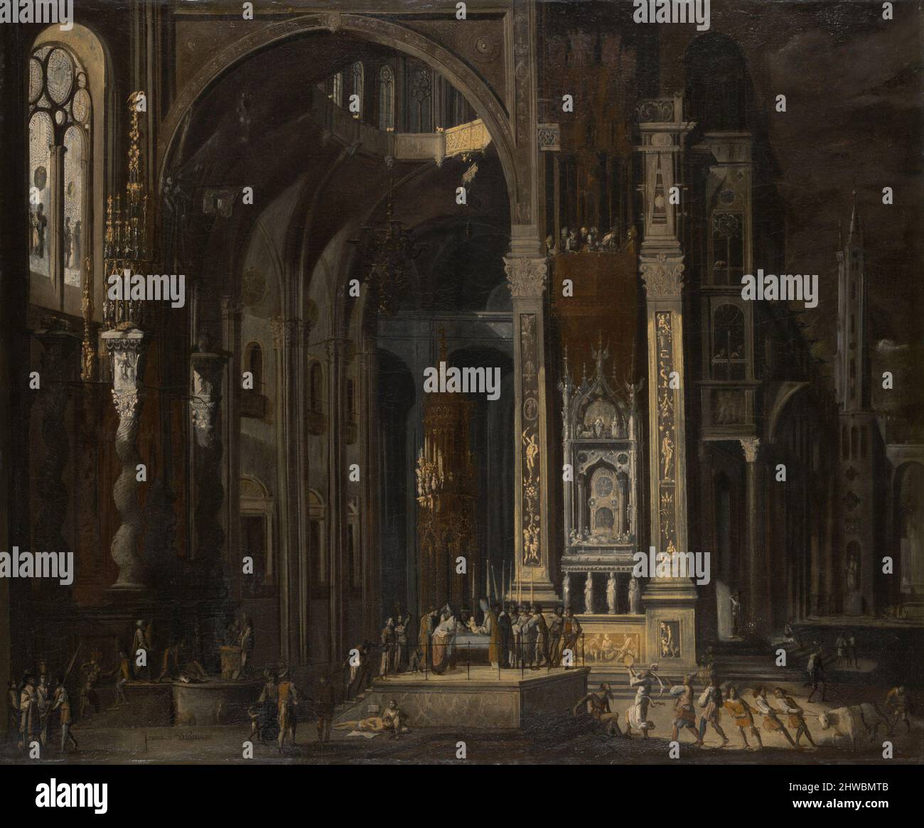La circoncision du Christ. Artiste: François de nomé, Français, ca. 1593 environ 1634 Banque D'Images