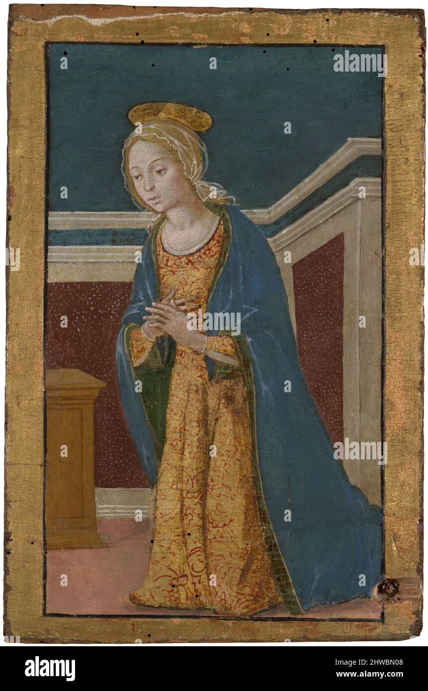 Annunciate vierge. Artiste: Bernardino Fungai, Italien, Sienne, 1460–1516 Banque D'Images