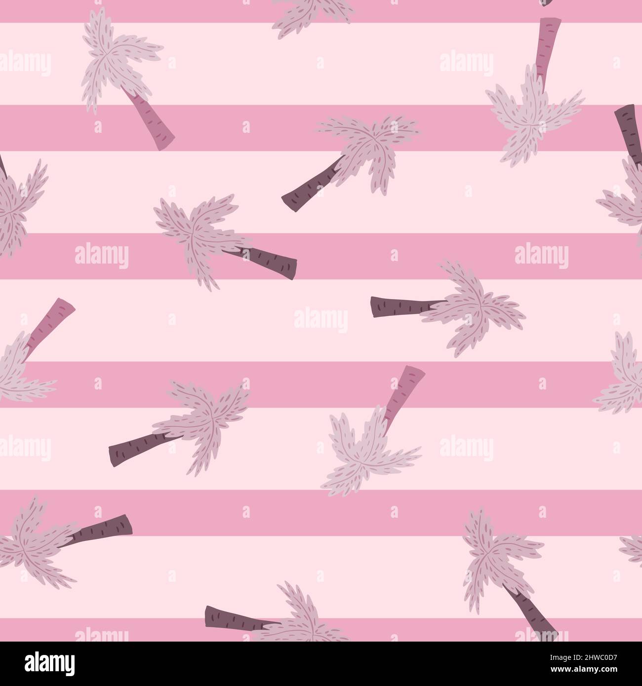 Motif palmier sans couture.Arrière-plan tropical .Texture répétée dans le style de la caniche pour le tissu, le papier d'emballage, le papier peint, le tissu.Illustration vectorielle. Illustration de Vecteur