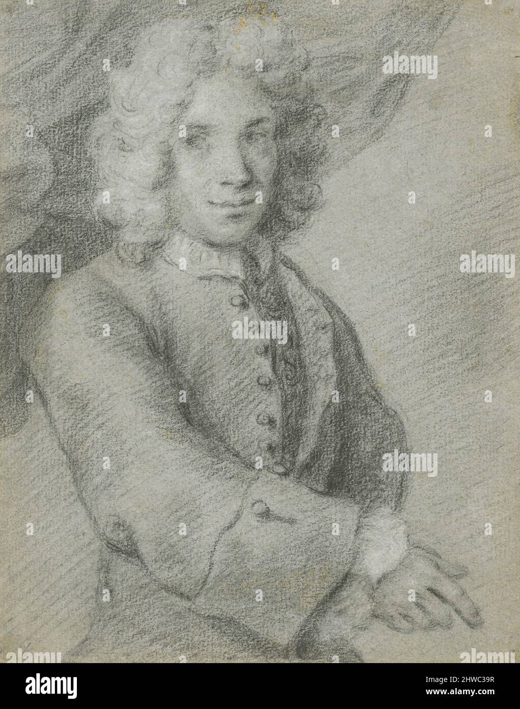 Portrait d'un jeune homme. Artiste: Alessandro Longhi, Italien, 1733–1813 Banque D'Images