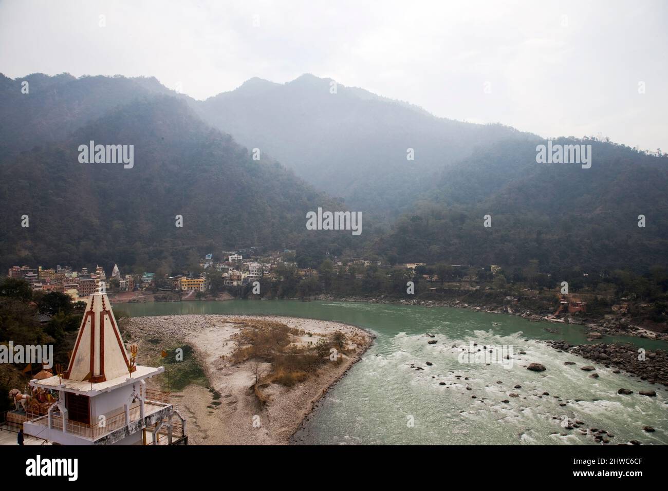 Inde, Hindou, Festival, Ganges, icône, Kumbh Mela, pèlerinage, Gange River, Voyage Inde, religion. Hindouisme, Sadhu, Diwali, Festival, Ashram, temple Banque D'Images