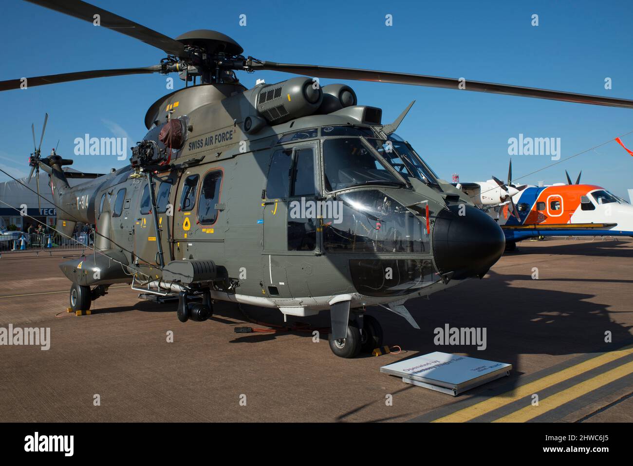 Eurocopter AS332 Super Puma Banque D'Images