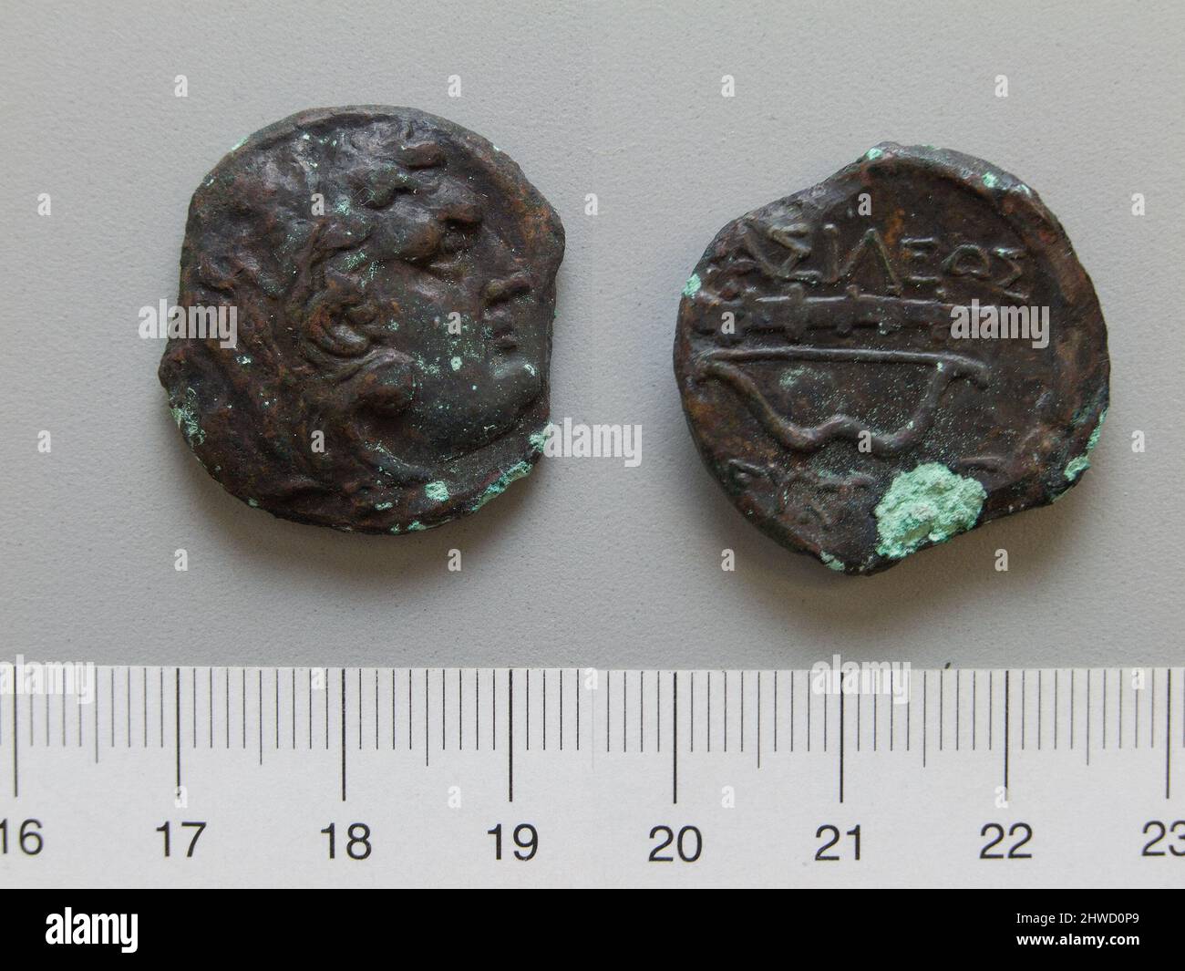 Pièce de Leucon II de Bosporus. Règle: Leucon II monnaie: Bosporus artiste: Inconnu Banque D'Images