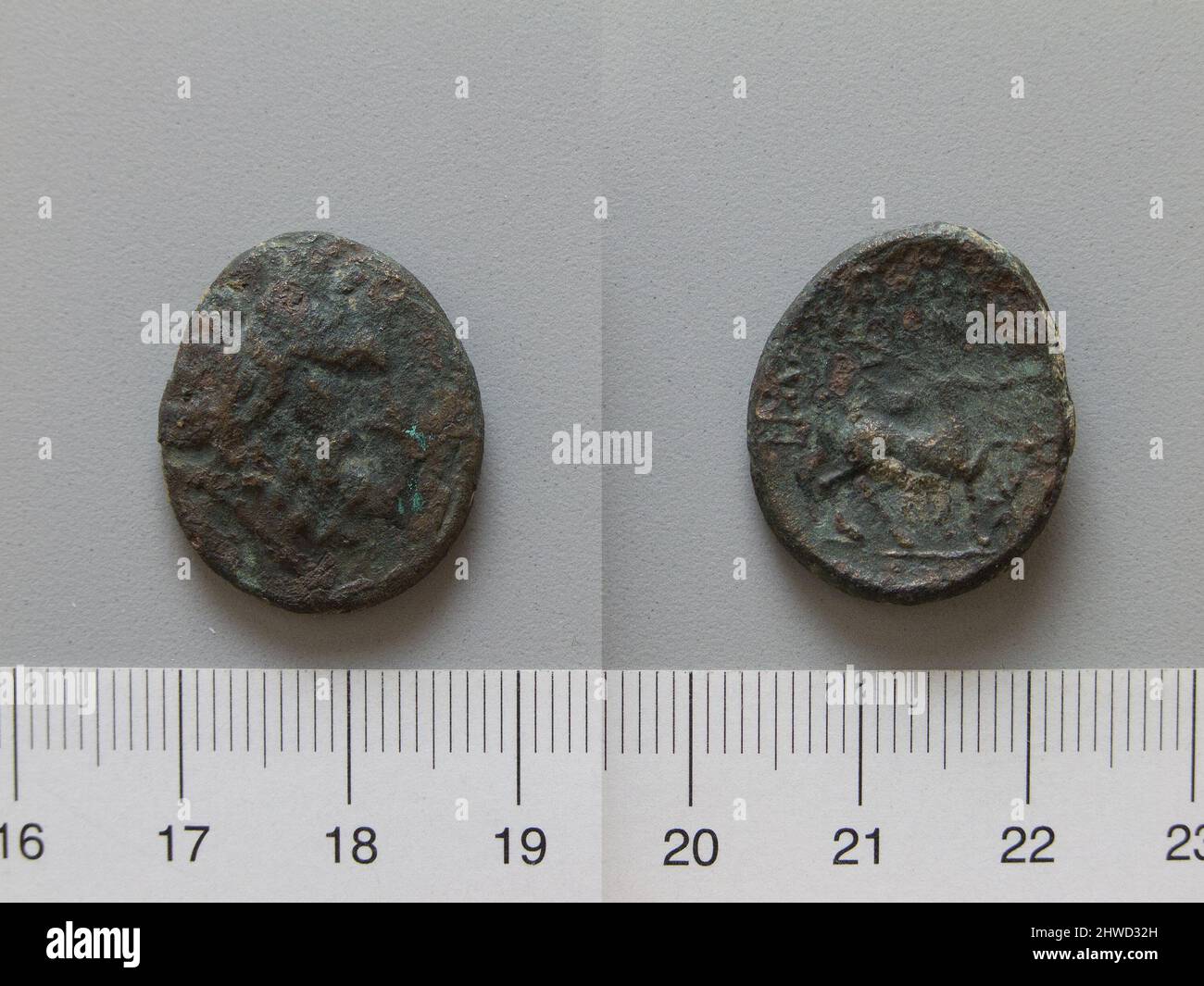 Coin de Philip V. Chef : Philip V, roi de Macédoine, 238–179 av. J.-C., a gouverné 221–179 av. J.-C. Banque D'Images