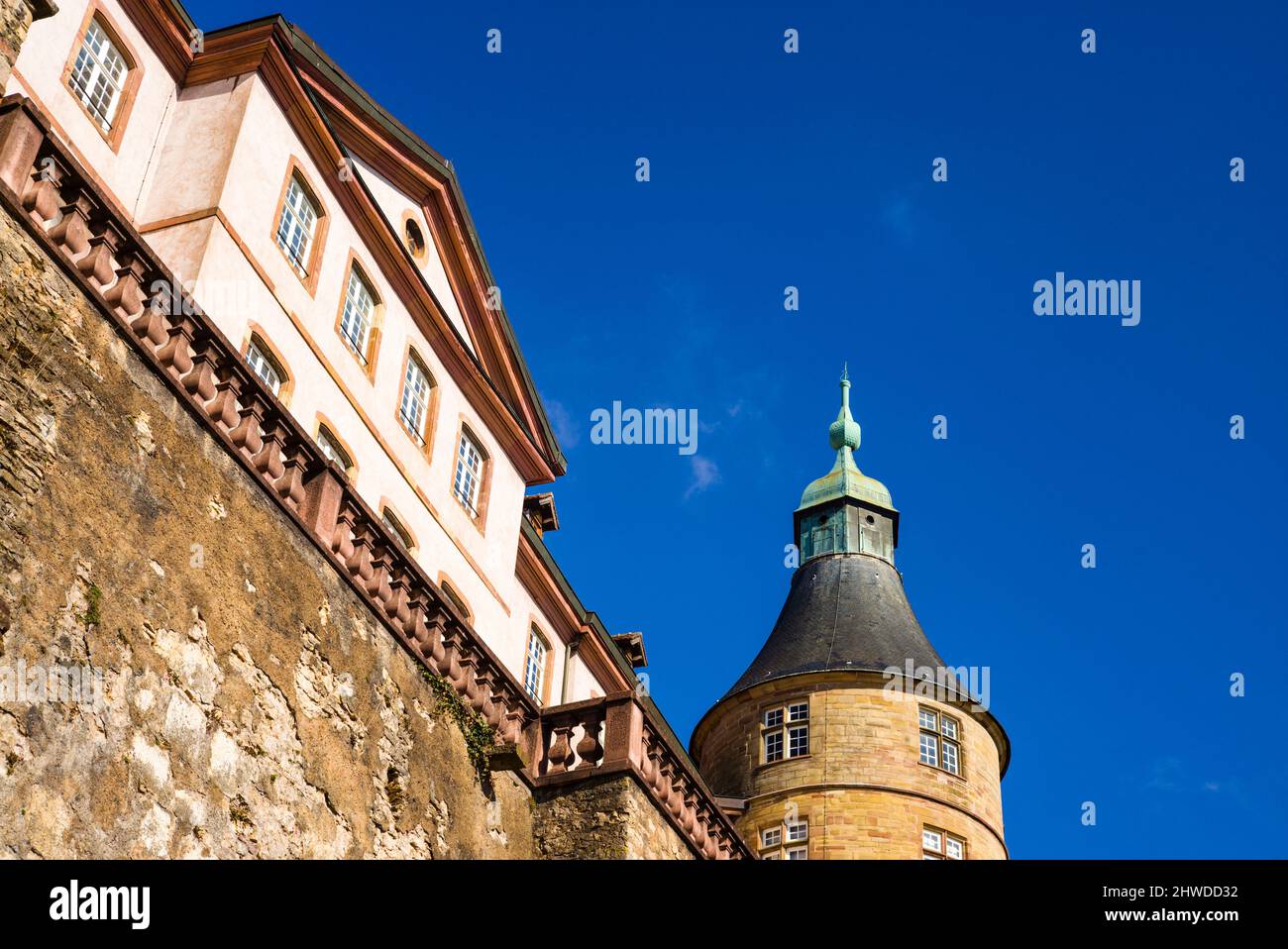 La citadelle de Montbéliard/France Banque D'Images