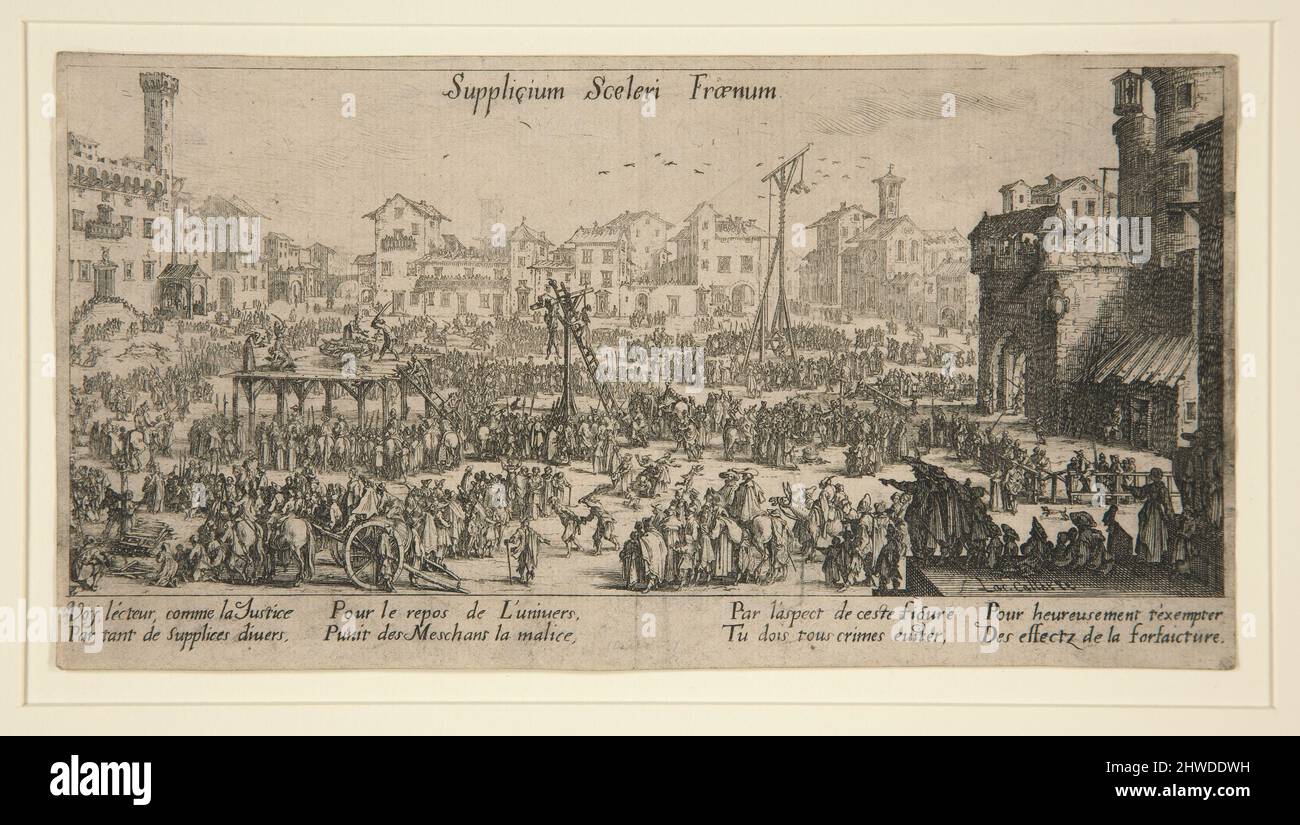 Les fournisseurs. Artiste : Jacques Callot, français, 1592–1635 Banque D'Images