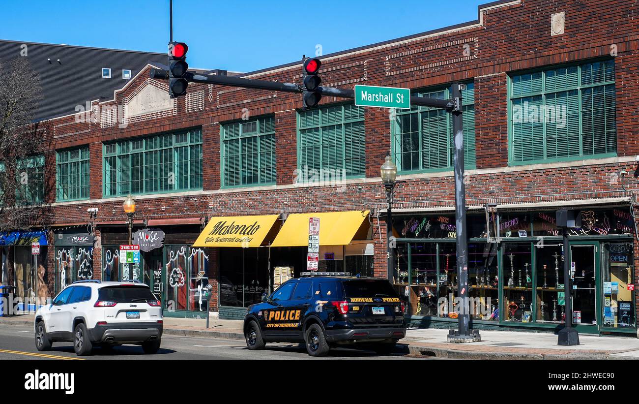 NORWALK CT Etats Unis MARS 3 2022: Samuel Roodner bâtiment sur NORWALK CT Etats Unis MARS 3 2022: Samuel Roodner bâtiment sur