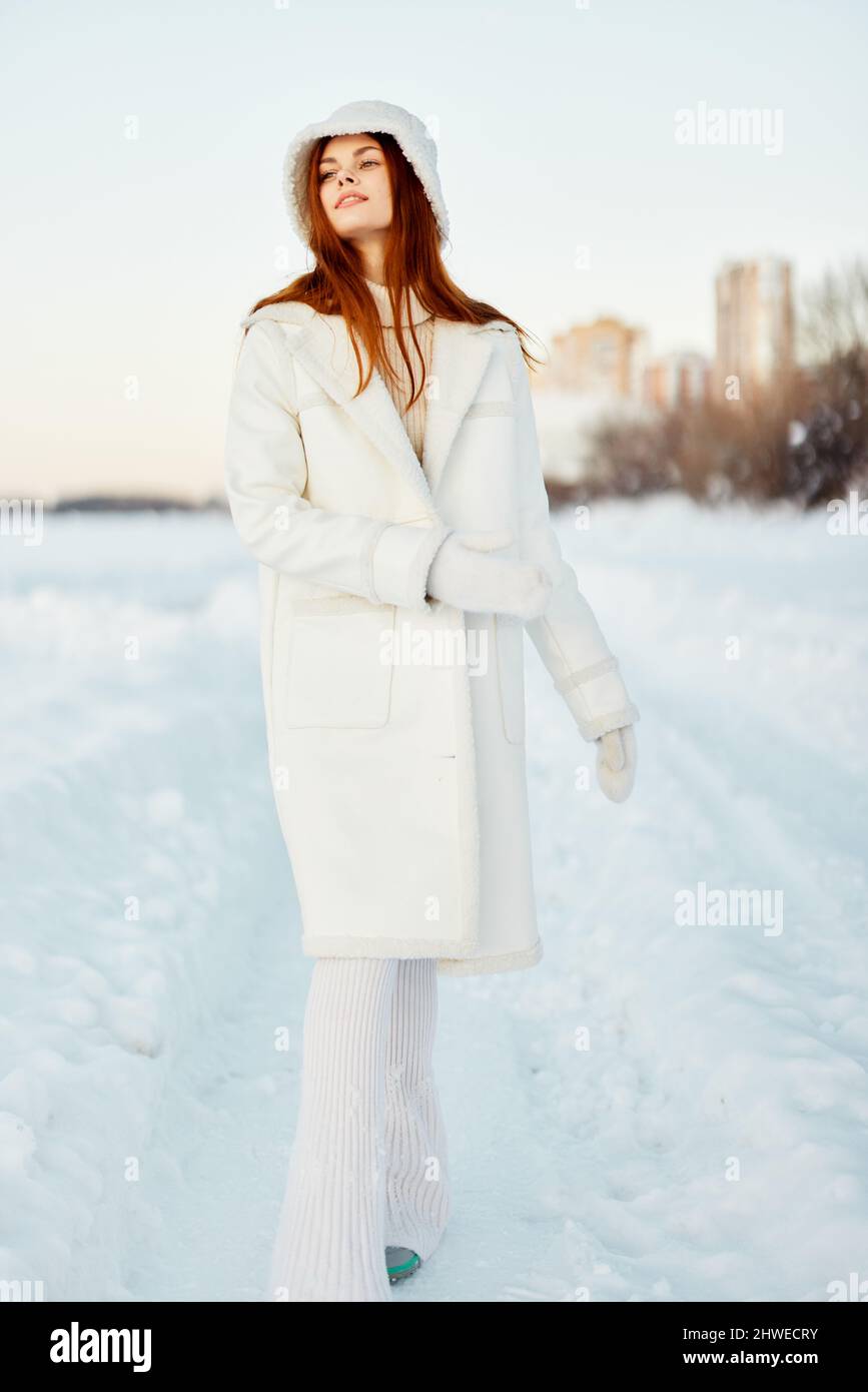 manteau d hiver blanc