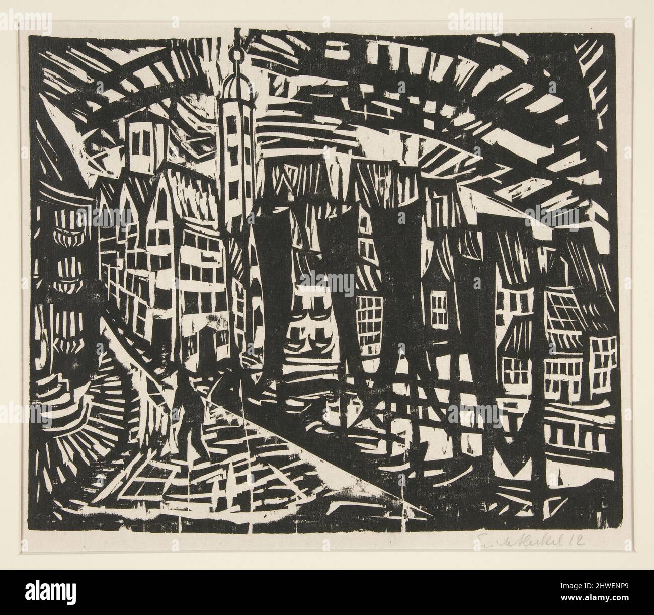 Stralsund. Artiste: Erich Heckel, Allemand, 1883–1970 Banque D'Images