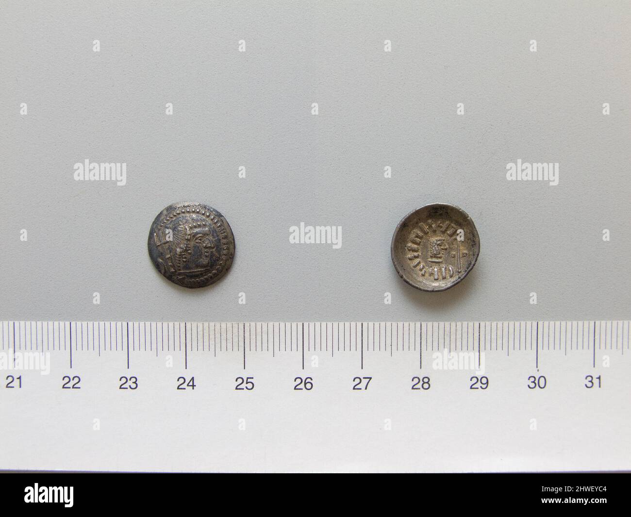 1 unité d'Amdan Bayyin Yanaf d'Arabie Felix. Règle: Amdan Bayyin Yanaf monnaie: Arabia Felix artiste: Inconnu Banque D'Images