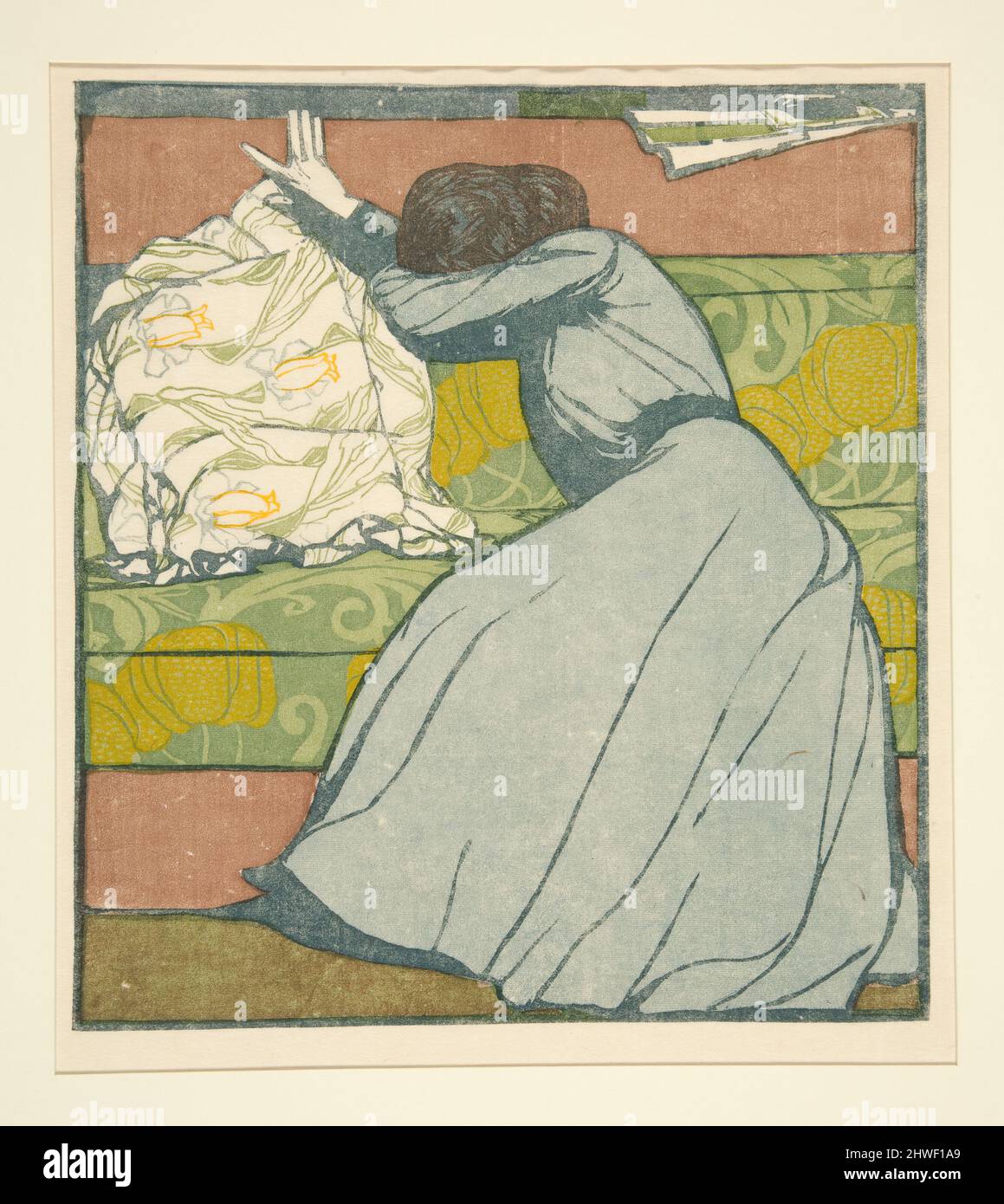 Polster (oreiller). Artiste: Max Kurzweil, autrichien, 1867–1916 Banque D'Images