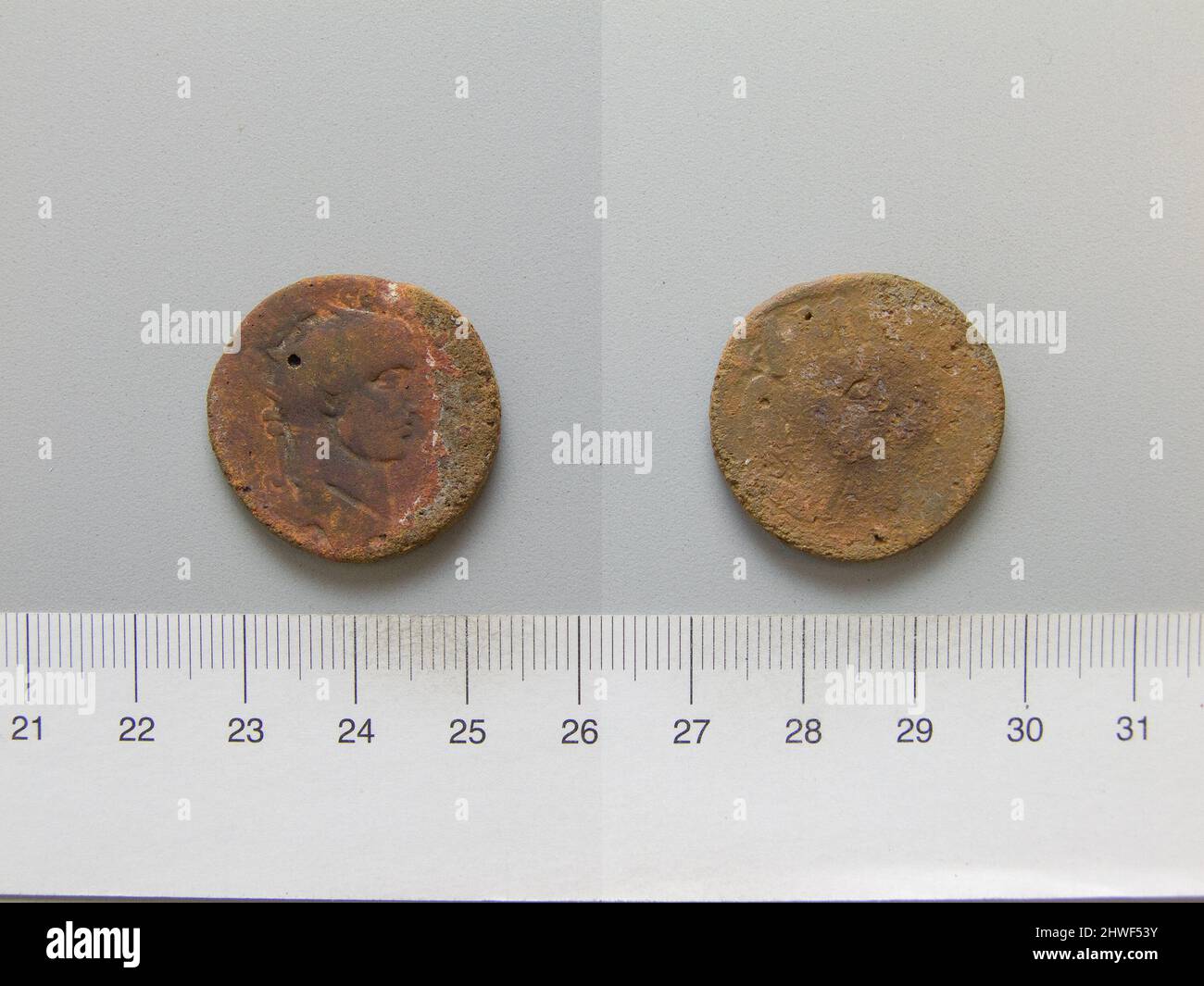 Pièce de Dura Europos. Artiste : inconnu Banque D'Images