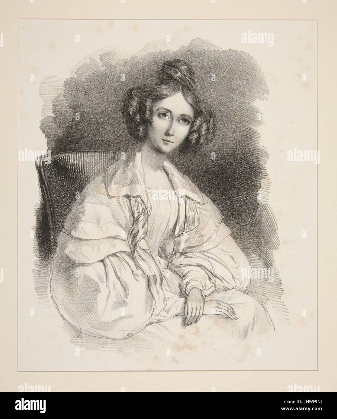 Anonyme. Artiste : Paul Gavarni, français, 1804–1866 Banque D'Images