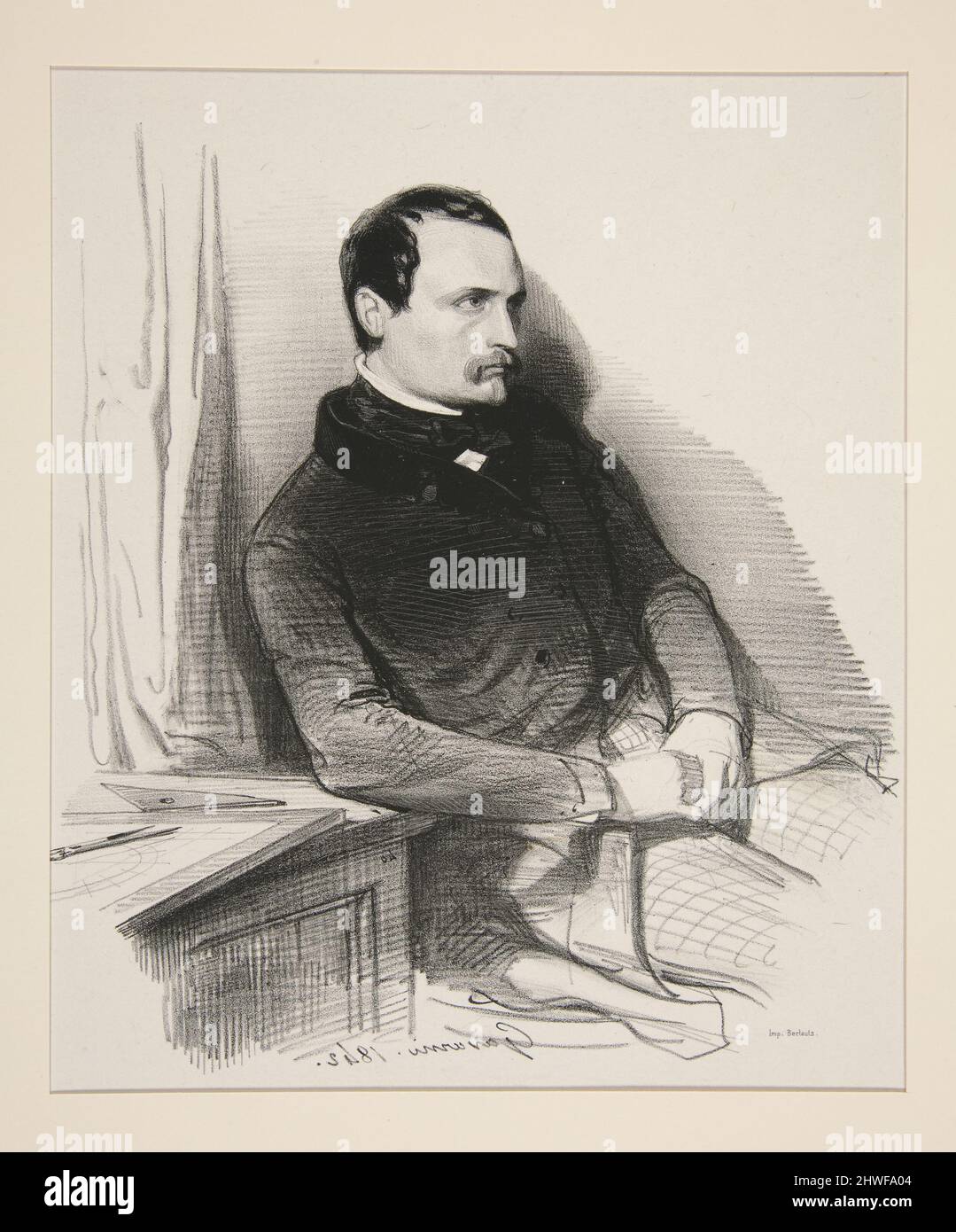 Trondquoy. Artiste : Paul Gavarni, français, 1804–1866 Banque D'Images