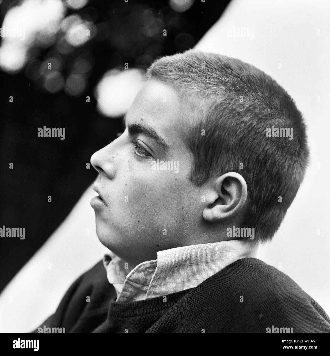 Bill Warwick de Londres, un adolescent skinhead âgé de dix-sept ans. 18th juin 1970. Banque D'Images