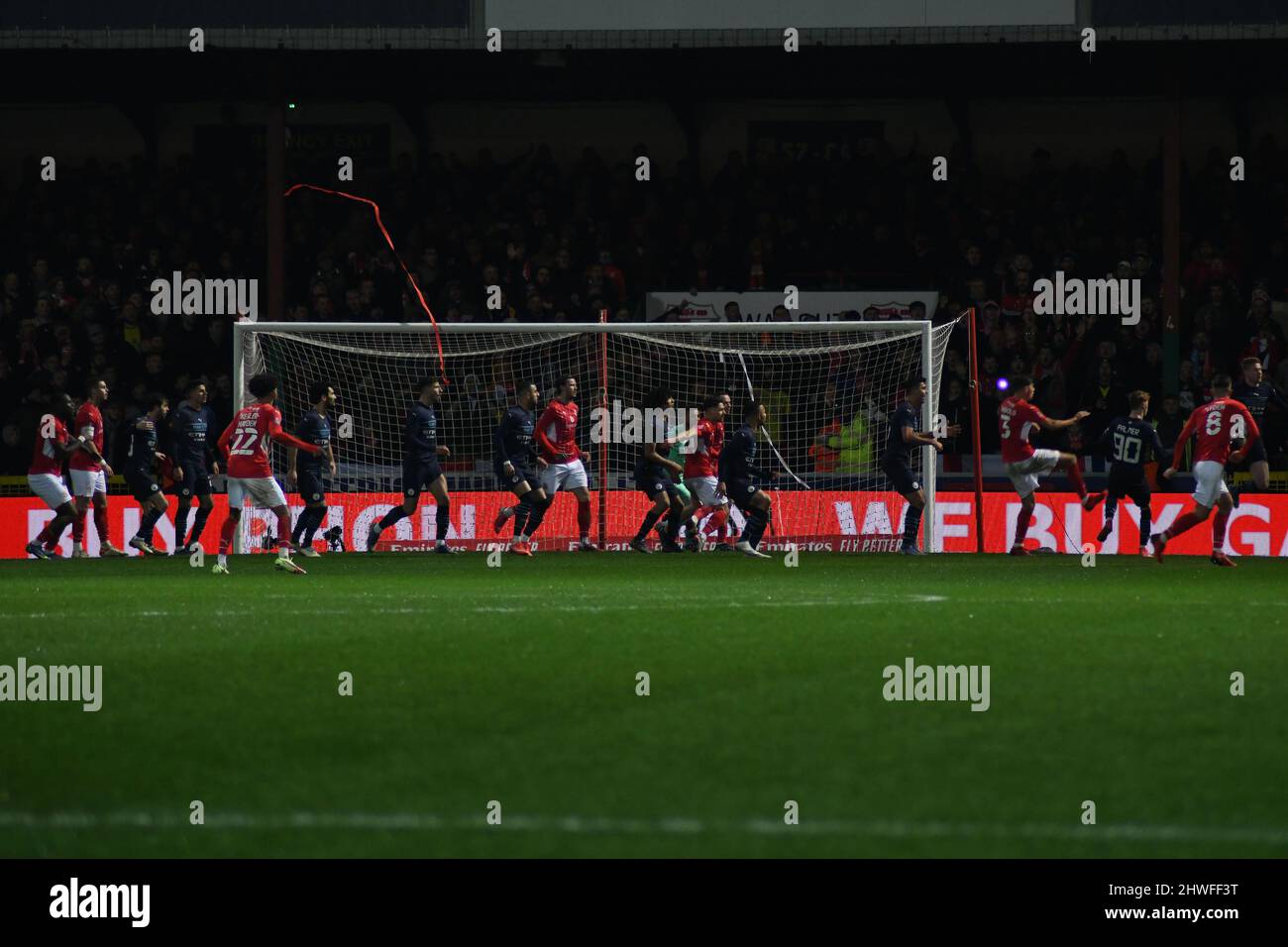 Swindon Town et Manchester City, Royaume-Uni - 07 janvier 2022 Banque D'Images