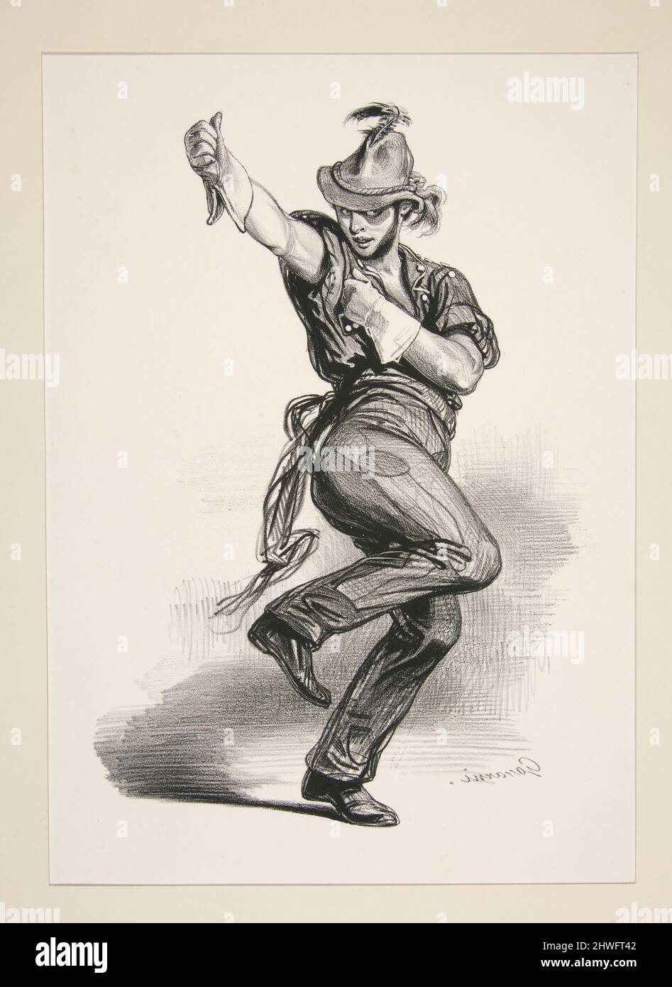 BALOCHARD... Artiste : Paul Gavarni, français, 1804–1866 Banque D'Images