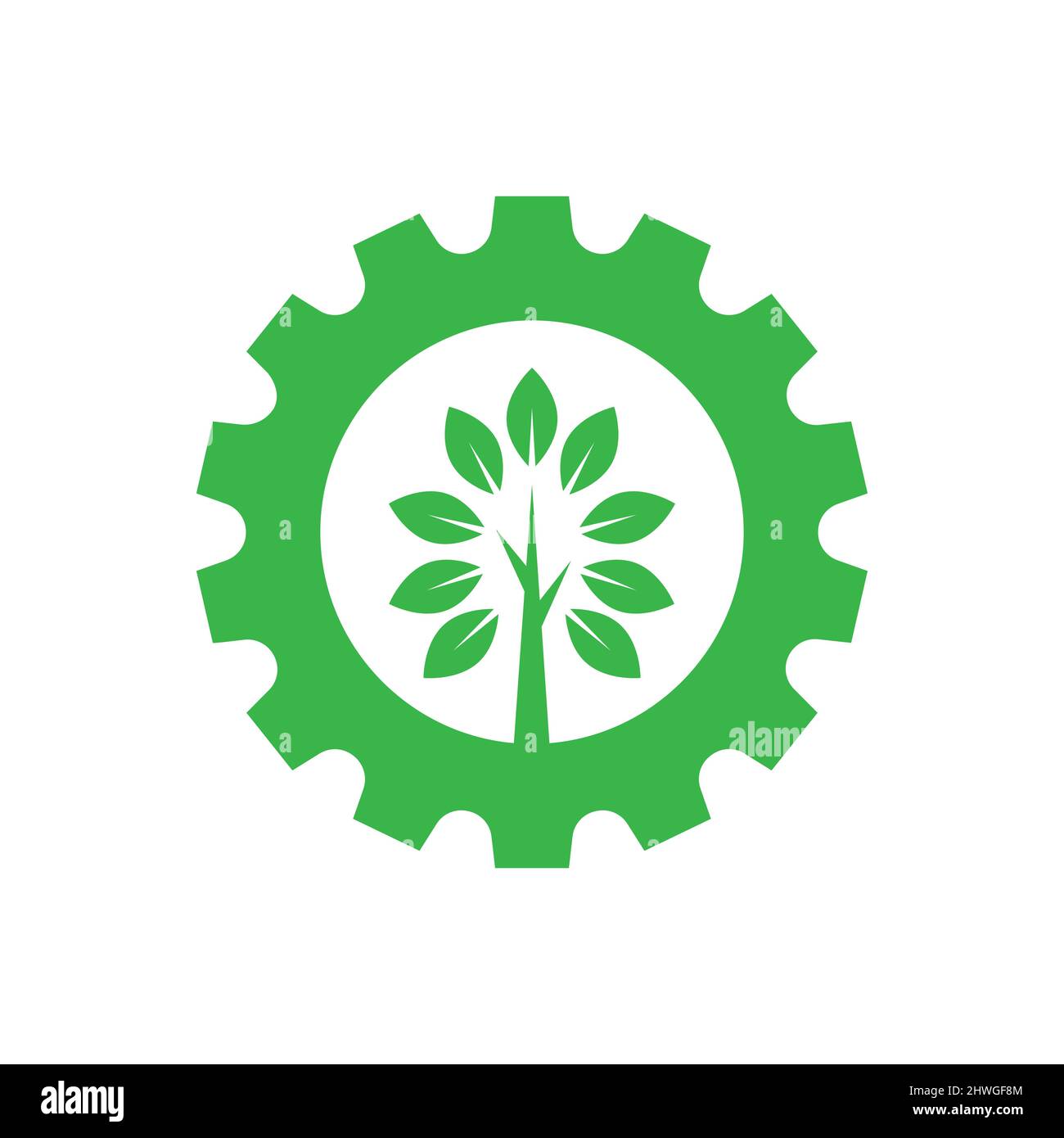 VECTEUR de modèle de logo GEAR. Icône de technologie d'engrenage vectoriel abstraite. Illustration de Vecteur