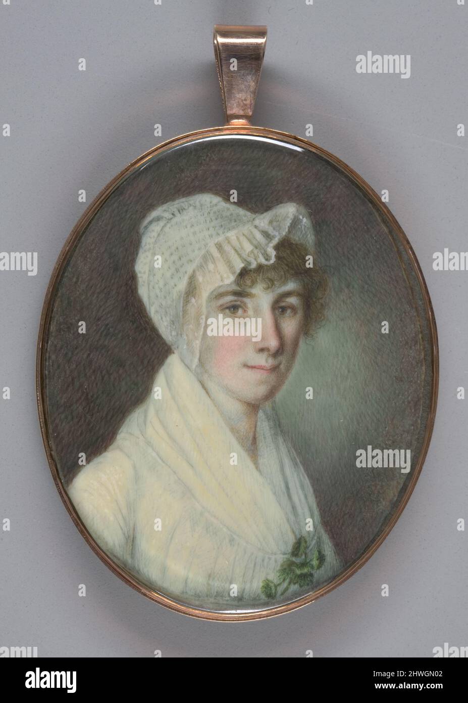 Elizabeth Woolsey Dunlap (1768-1848). Artiste: William Dunlap, américain, 1766–1839 Banque D'Images