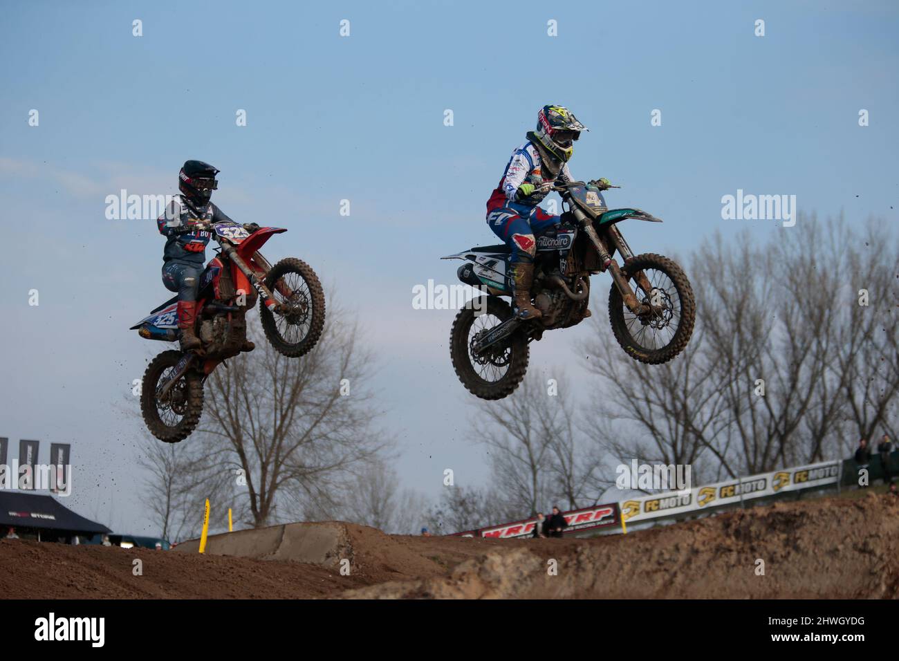 Matnova, Italie, 06 mars 2022, MXGP de Lombardie. Deuxième course de femmes MXGP crédit: Nderim Kacili/Alamy Live News Banque D'Images