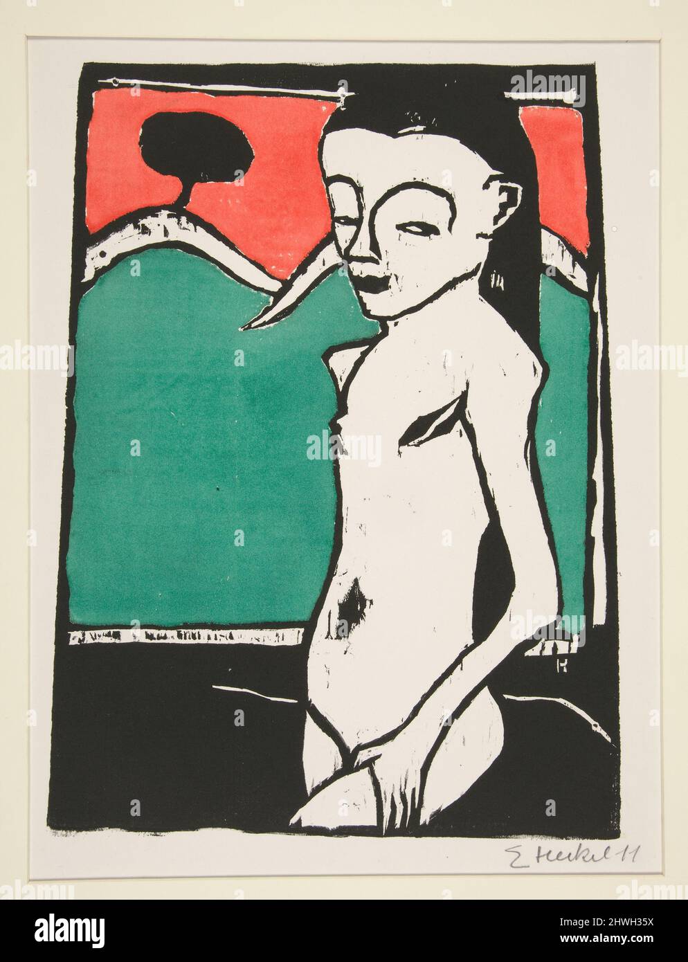 Franzi. Artiste: Erich Heckel, Allemand, 1883–1970 Banque D'Images